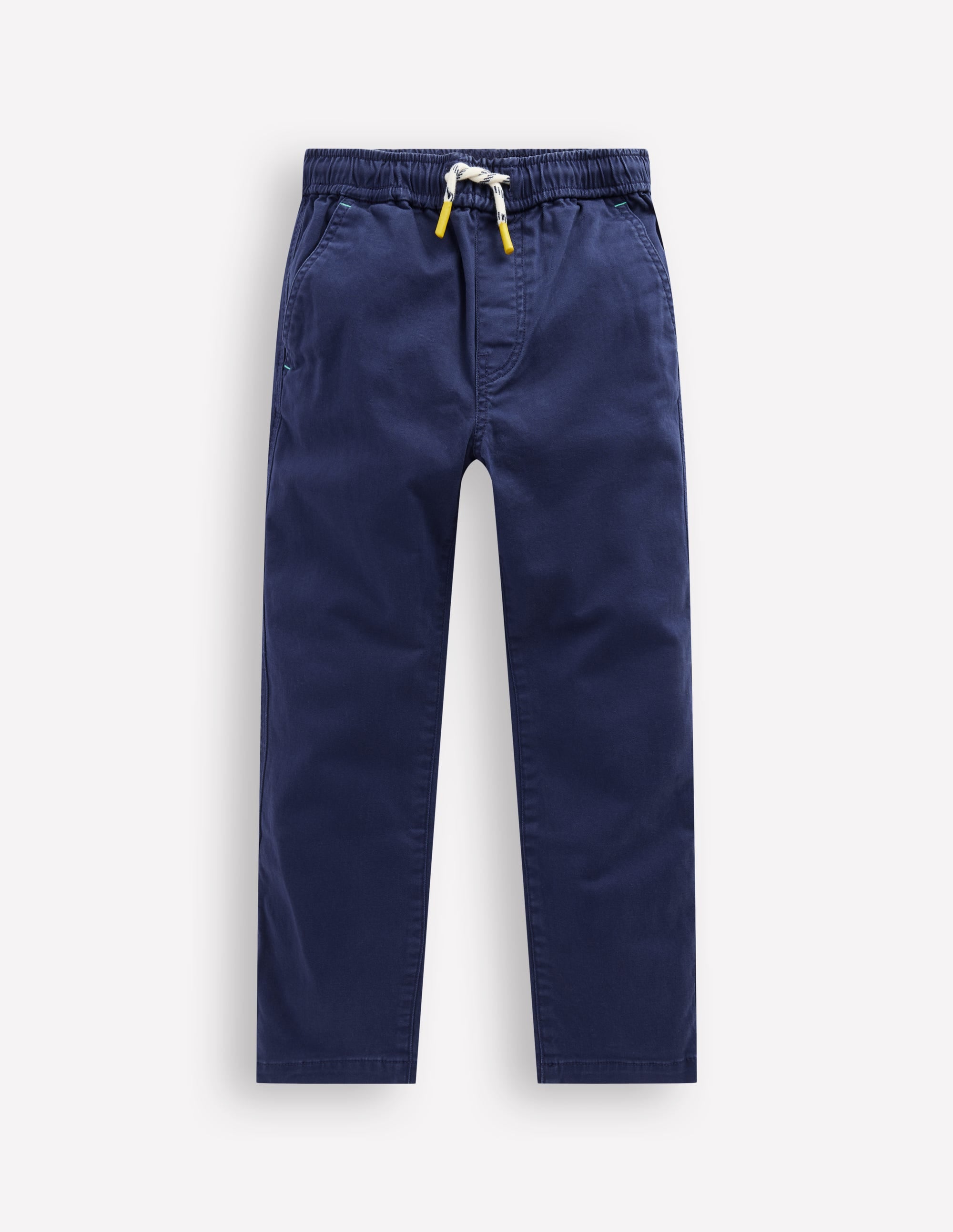 Schmal geschnittene Hose zum Hineinschlüpfen-Schuluniform-Marineblau Twill - Image 1