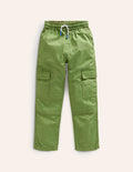 Pantalon cargo à enfiler-Vert feuille