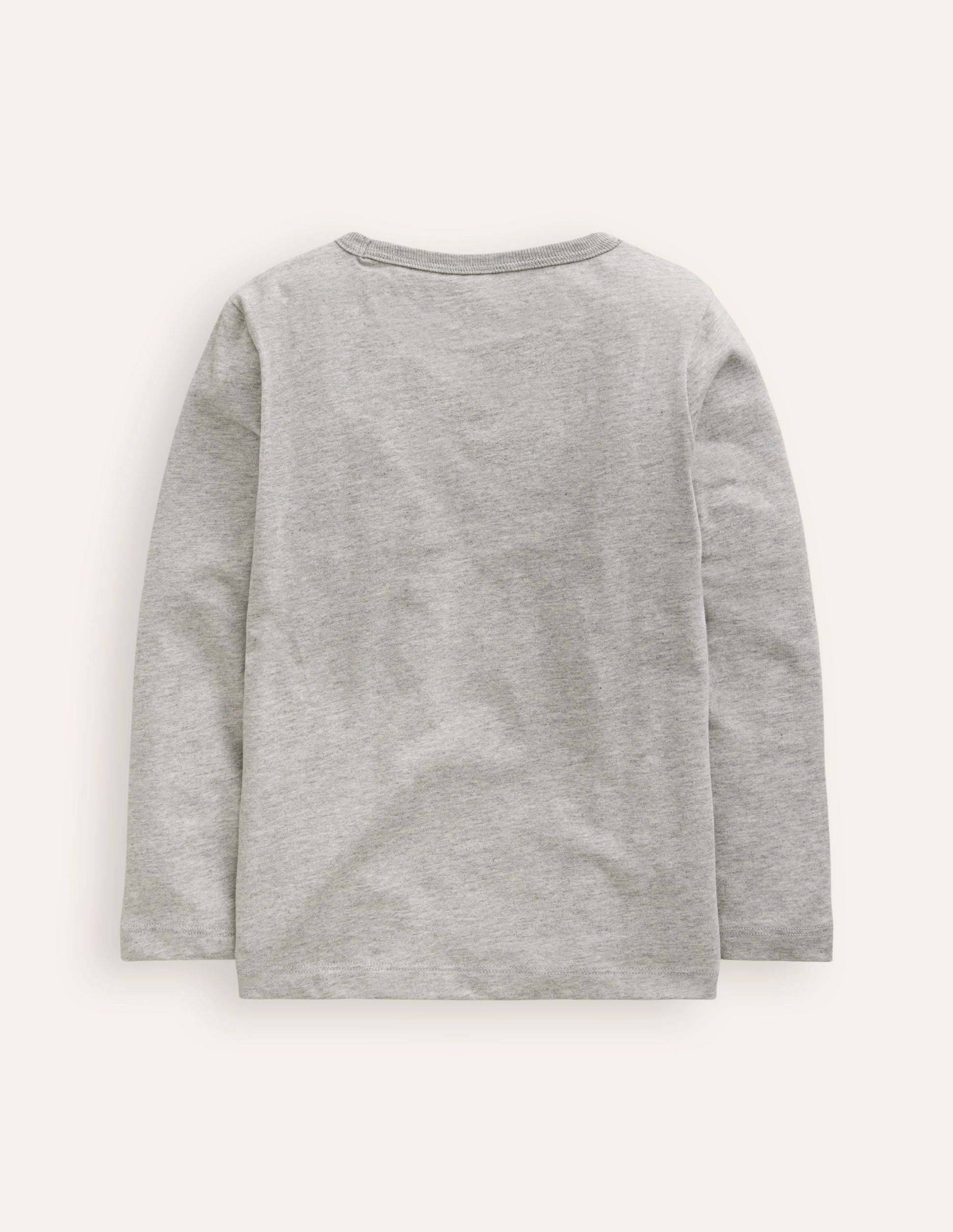 Printed Logo T-Shirt-Grey Marl Rockets-2