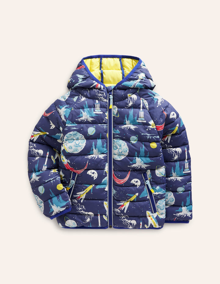 Pack-away Padded Jacket-Multi Space