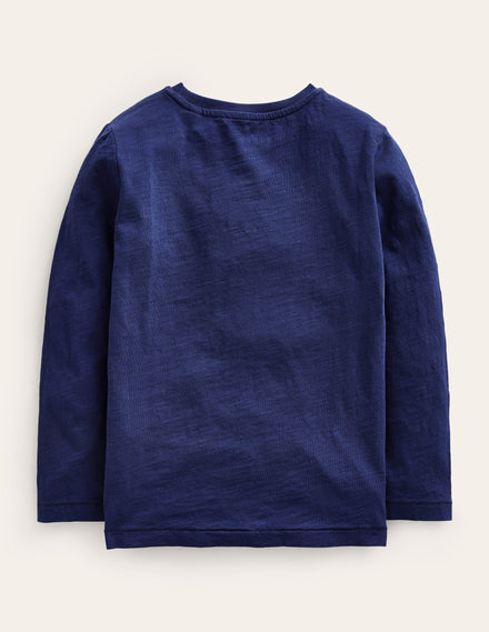 Everyday Long Sleeve T-Shirt-College Navy