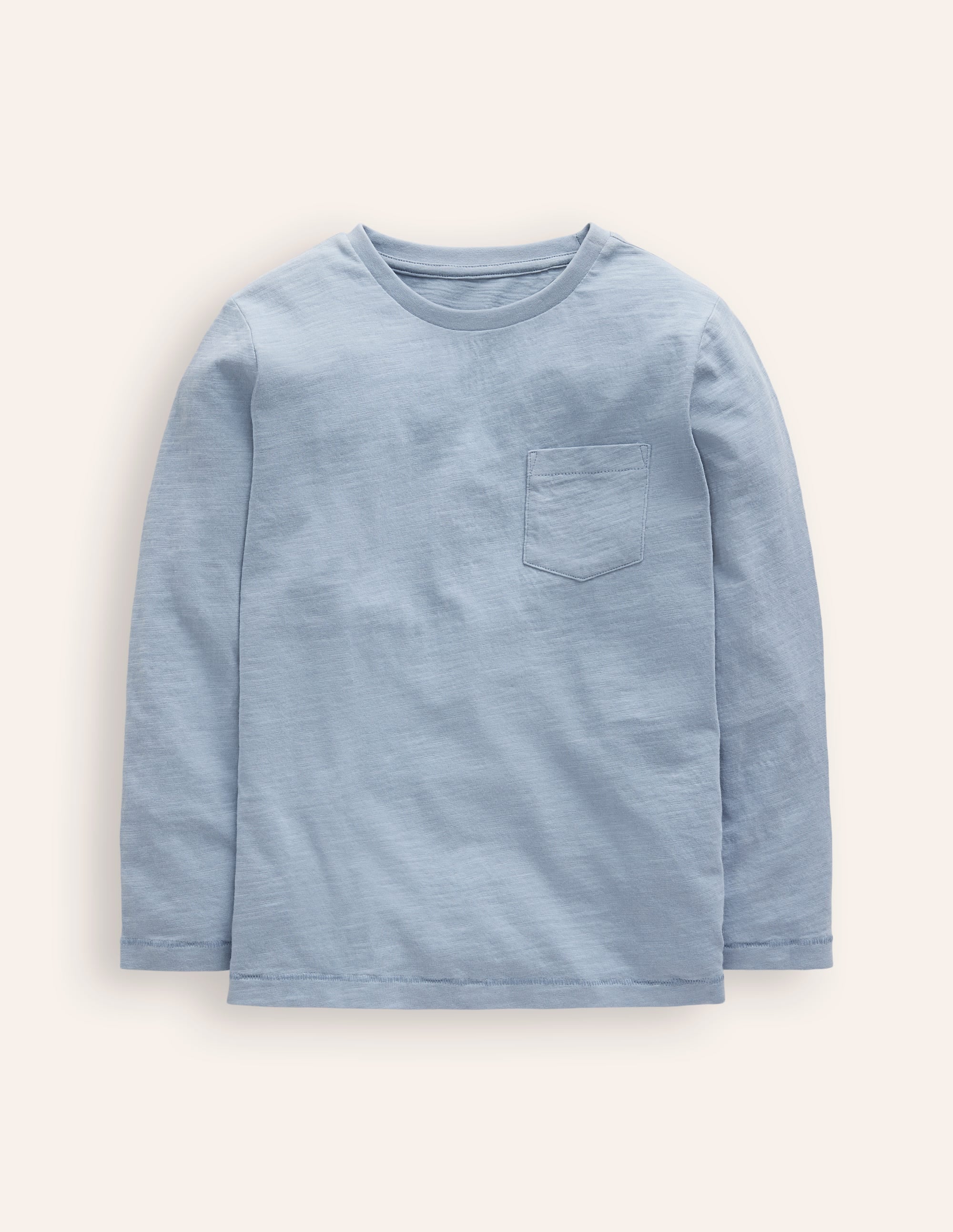 Langärmliges T-Shirt für den Alltag-Dunkelblau - Image 1