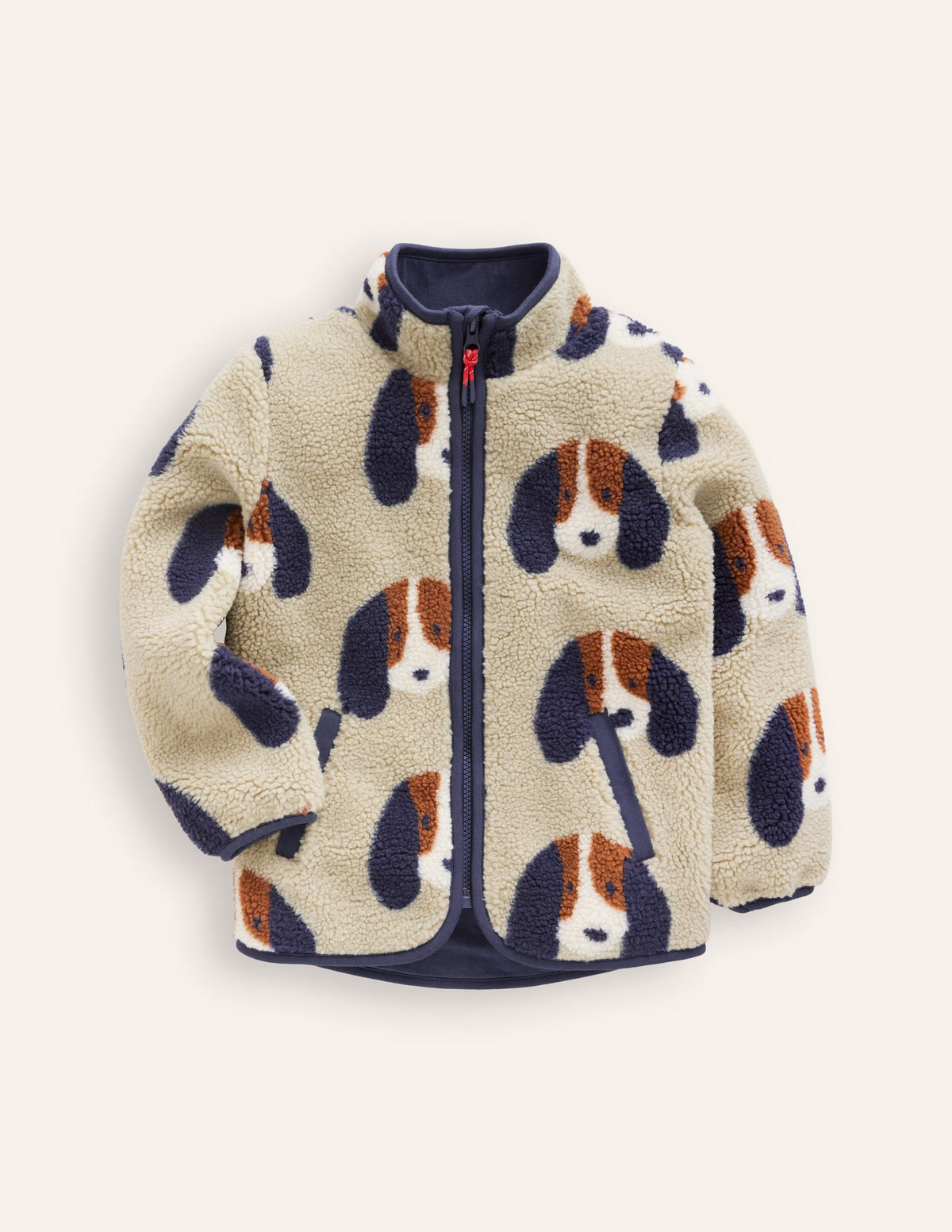 Kuschelige Teddyfell-Jacke-Haferbeige Welpen - Image 6