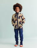Kuschelige Teddyfell-Jacke-Haferbeige Welpen