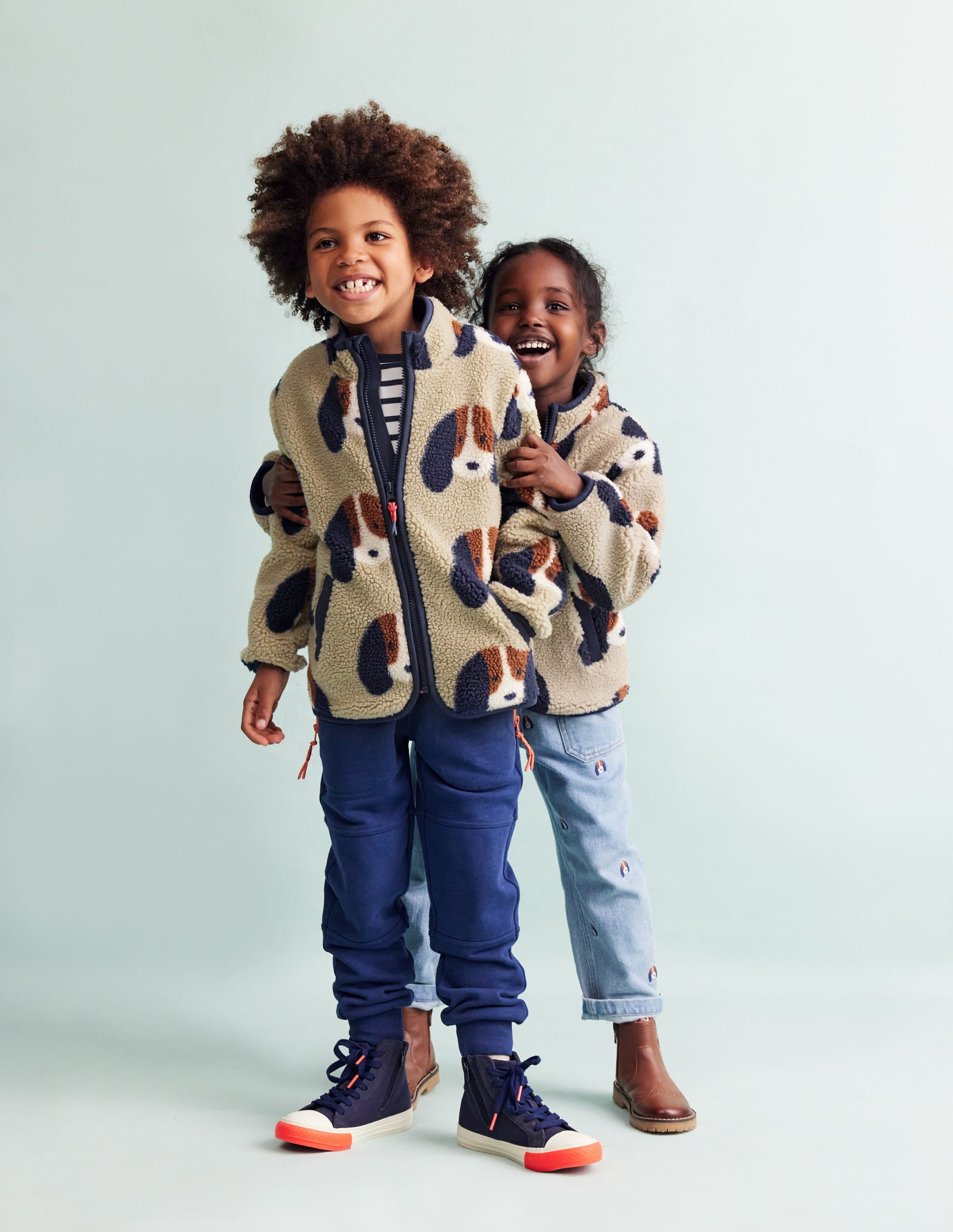 Kuschelige Teddyfell-Jacke-Haferbeige Welpen - Image 3