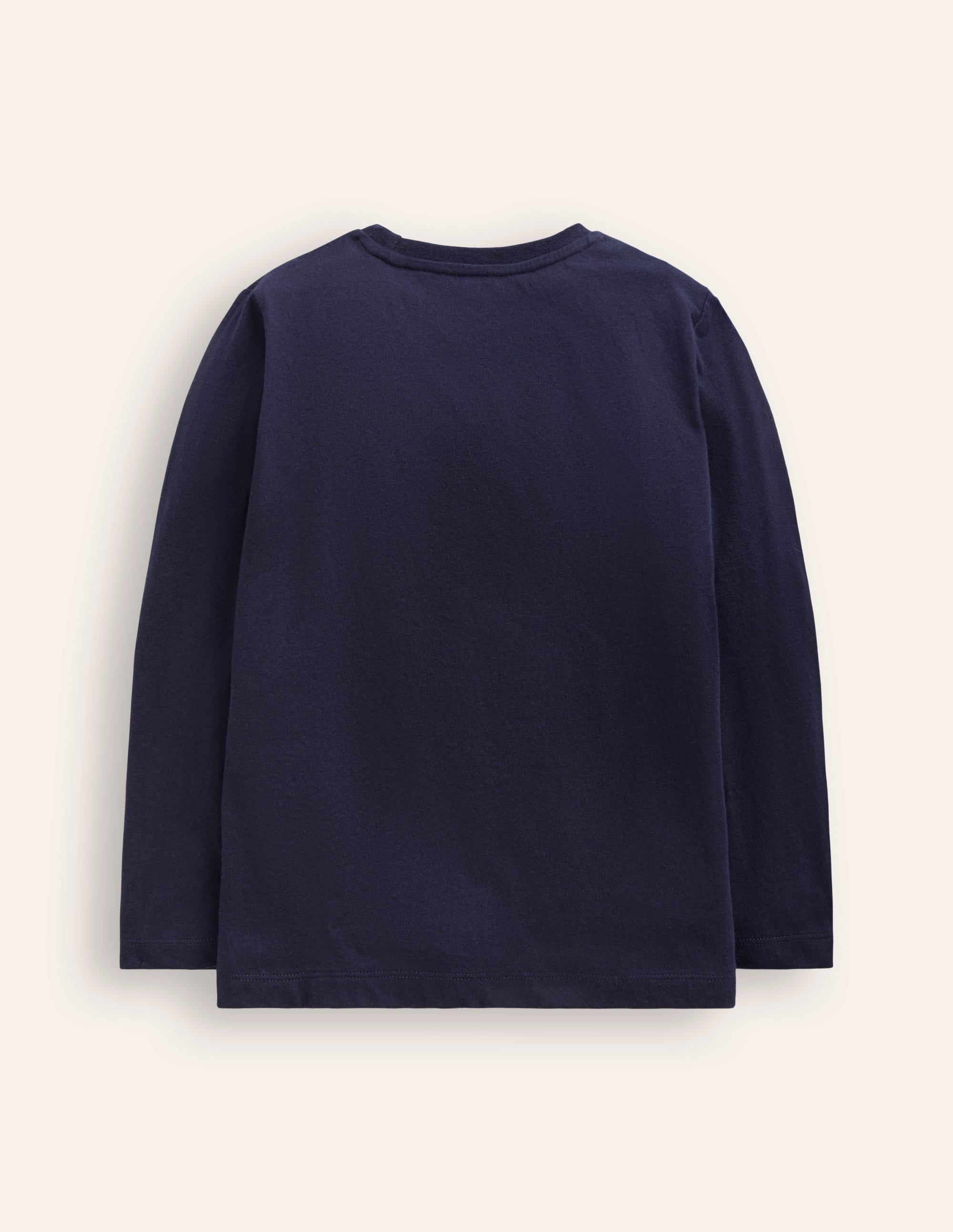 T-shirt à détail en bouclé-Planètes bleu marine universitaire - Image 2