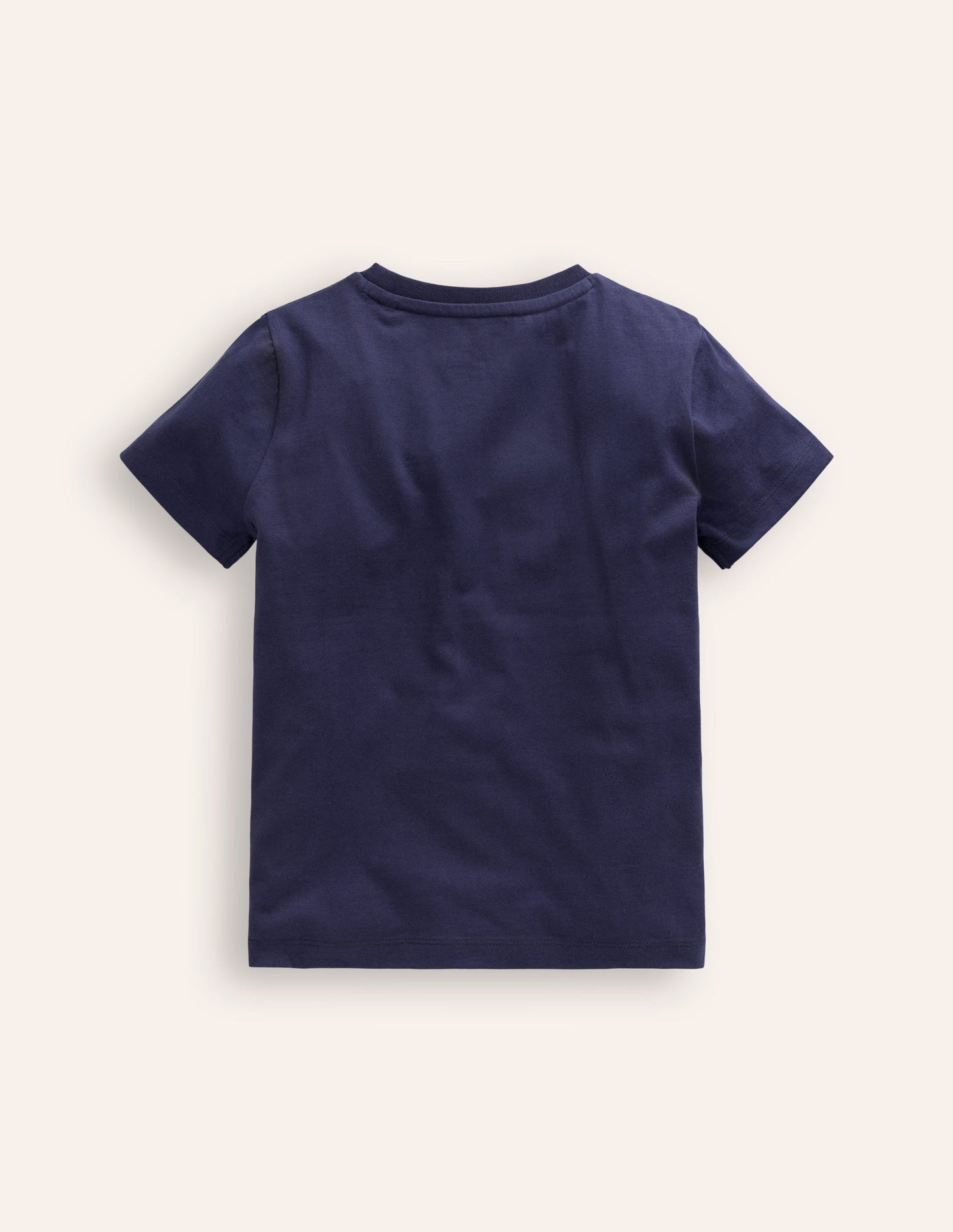 T-Shirt mit Tier-Superstitch-College Marineblau Ente