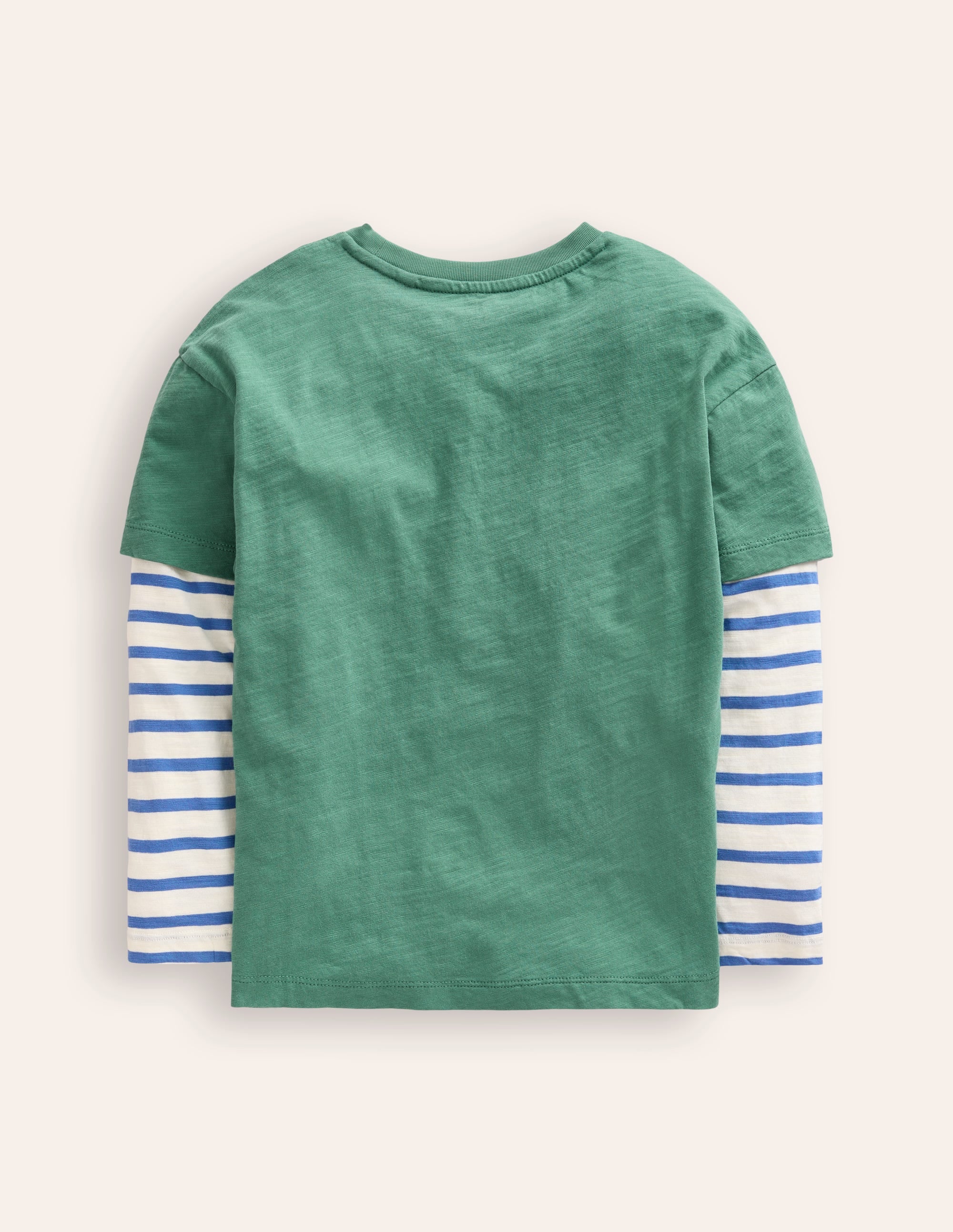 T-shirt à fausses manches-Vert éphémère - Image 2