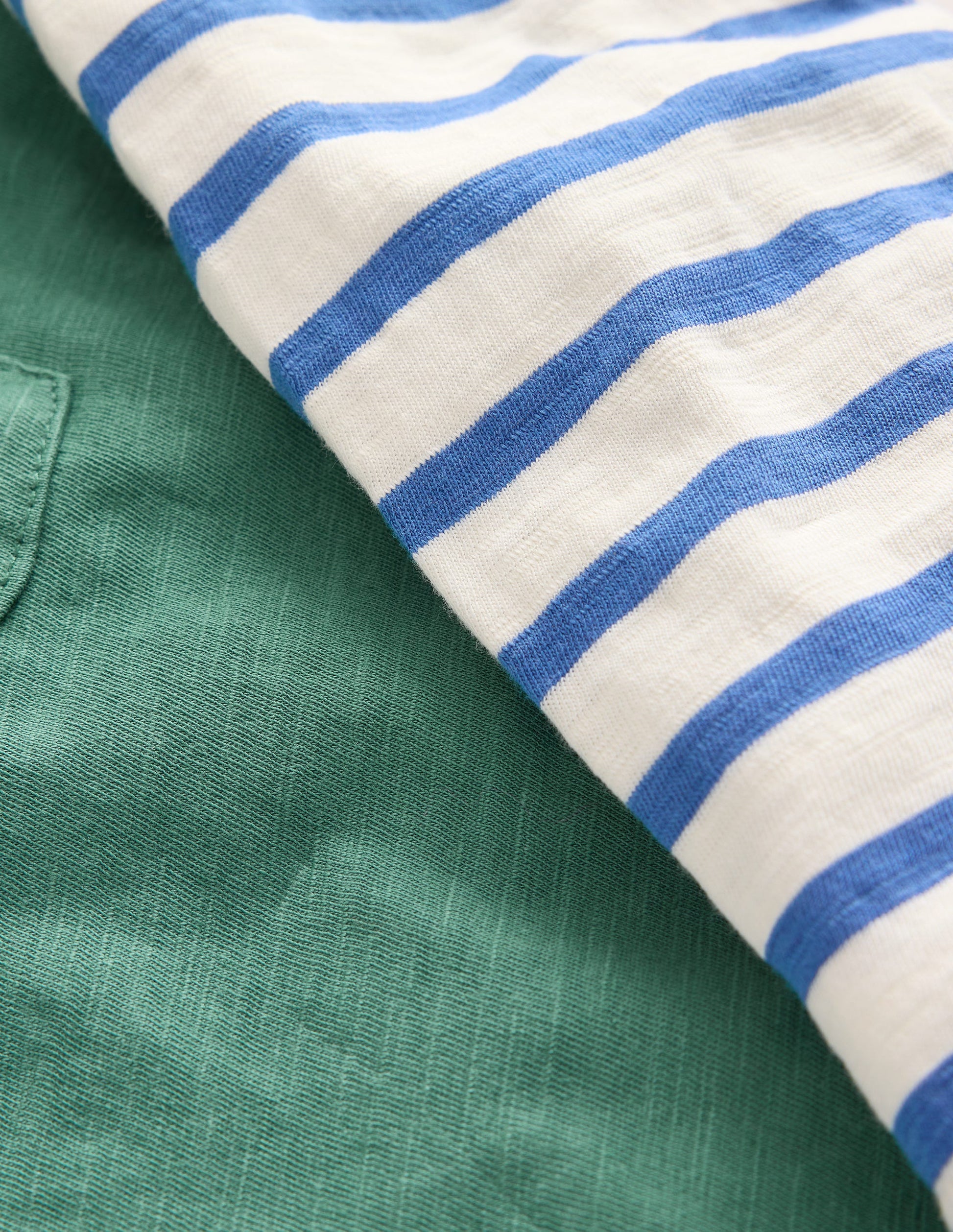 T-shirt à fausses manches-Vert éphémère-3