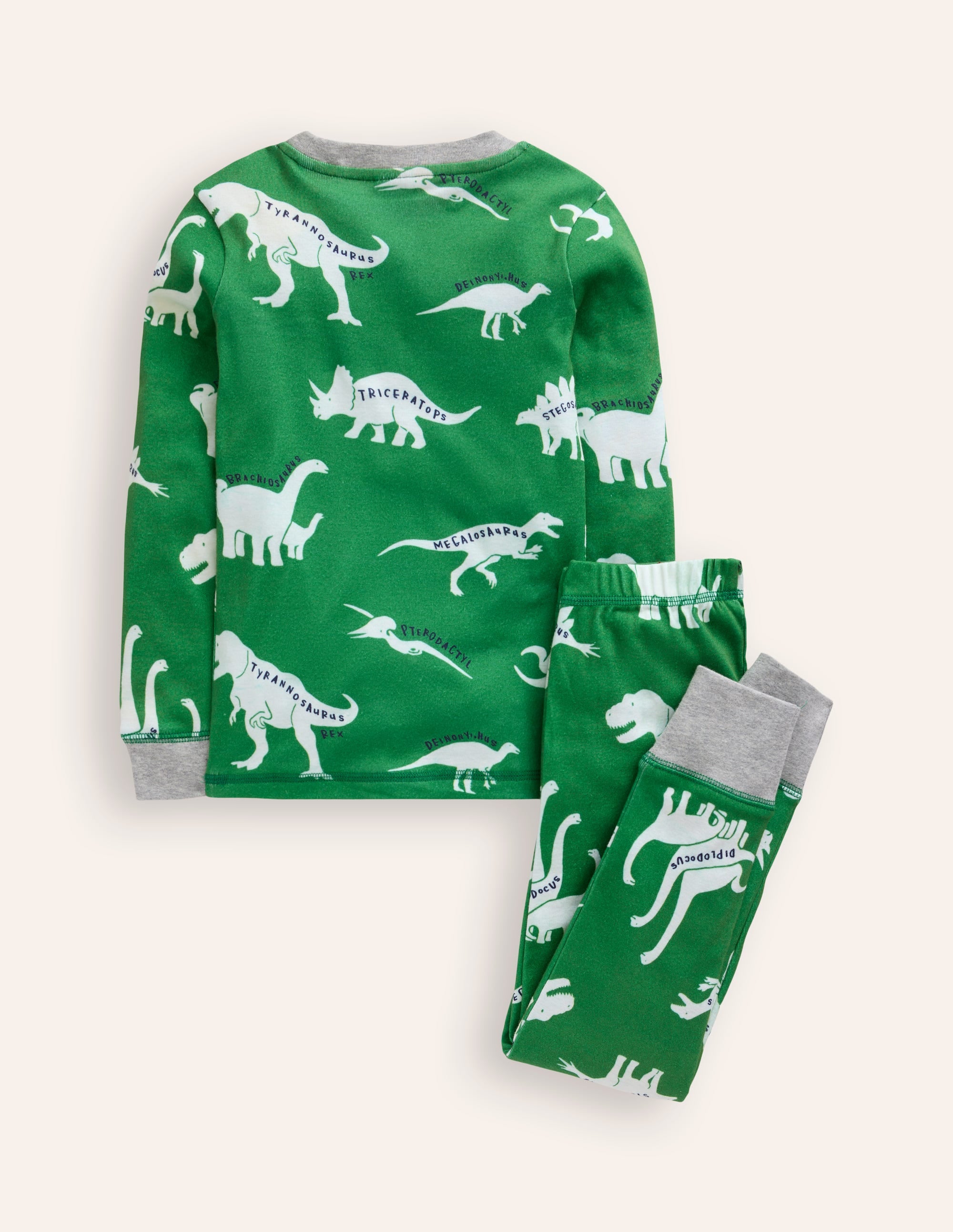 Pyjama phosphorescent douillet-Dinosaure vert des Highlands - Image 2