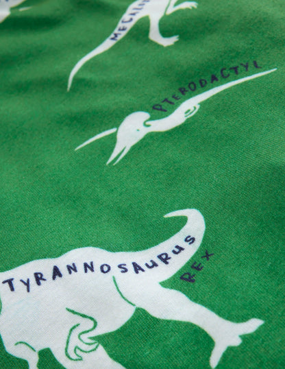 Snug Glow-In-The-Dark Pyjamas-Highland Green Dino