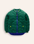 Gesteppte Bomberjacke-Antique Rose