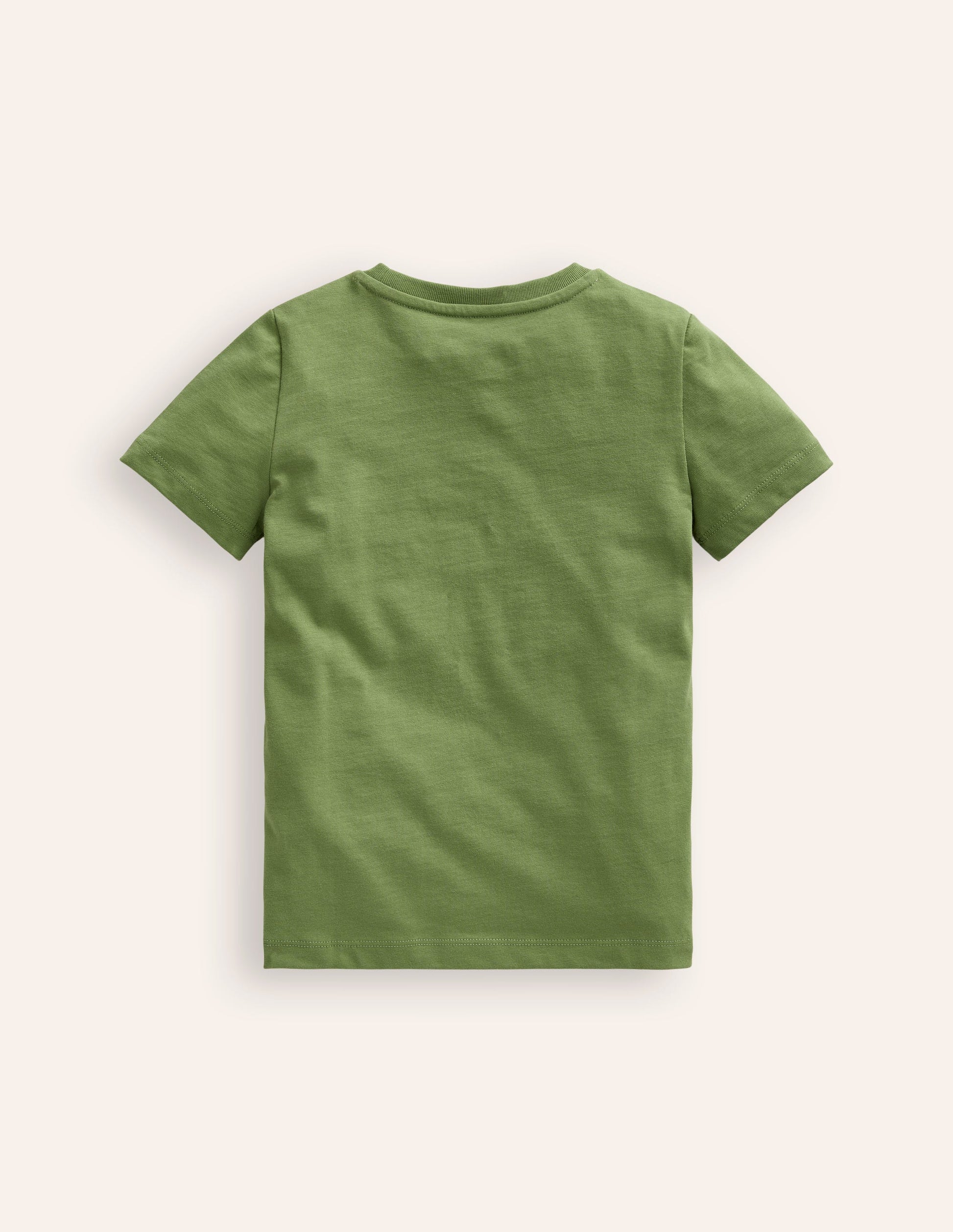 T-shirt motif animal à manches courtes-Animaux étranges vert safari-2