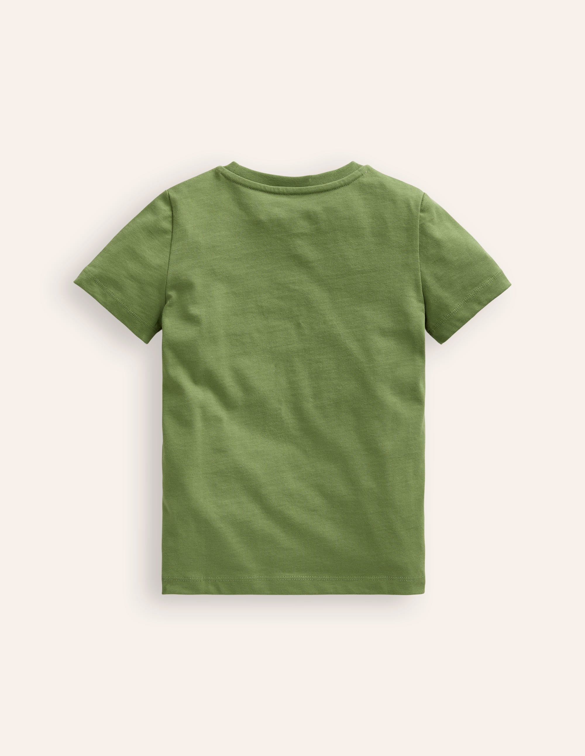 T-shirt motif animal à manches courtes-Animaux étranges vert safari - Image 2