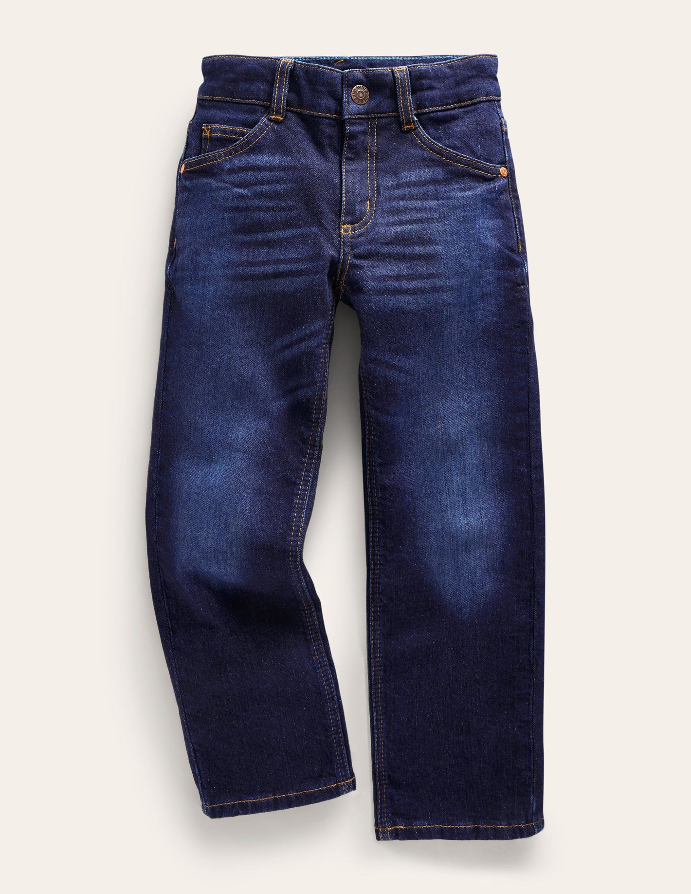 Everyday Straight Jeans-Dark Wash Denim