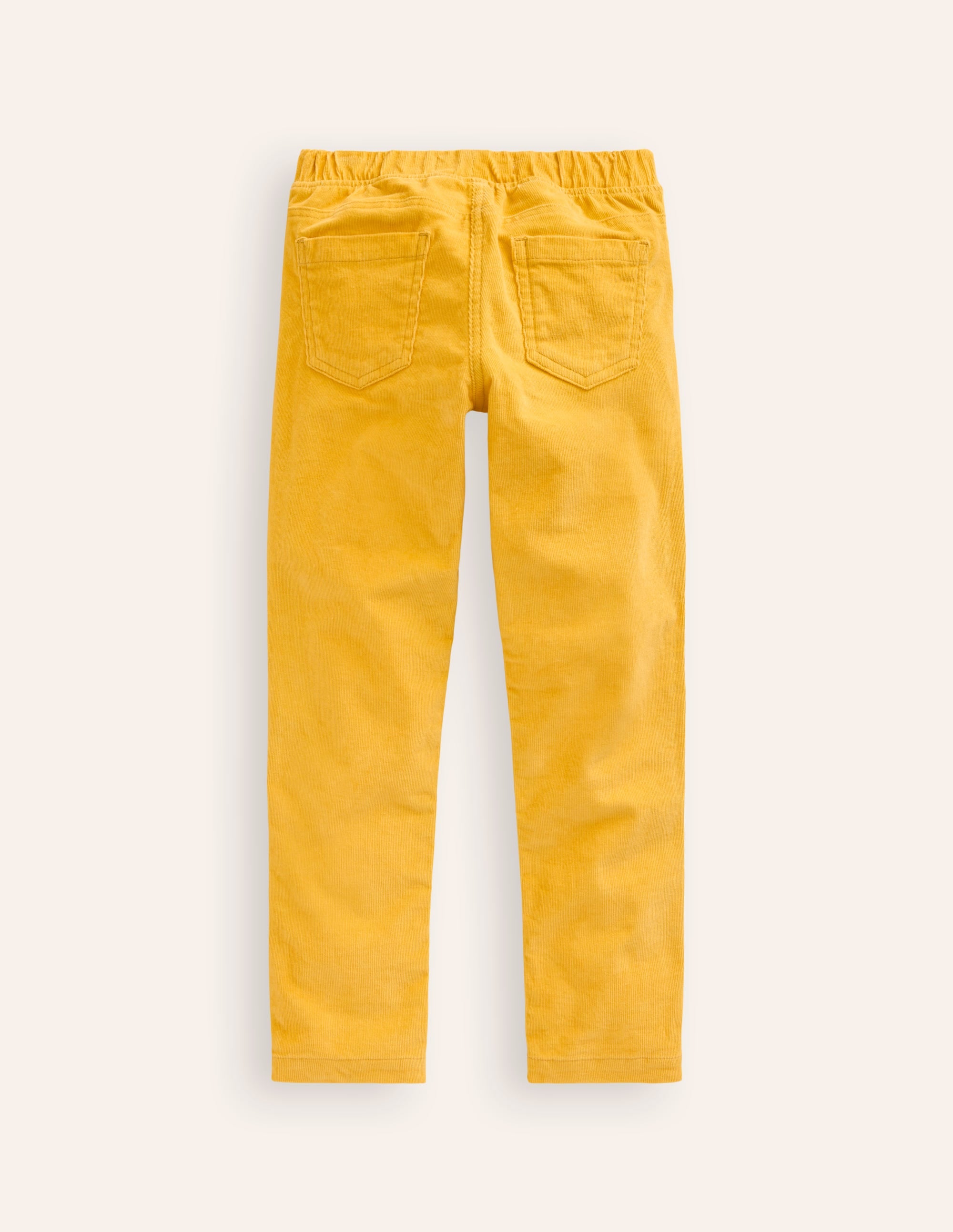 Legging en velours côtelé-Jaune canari - Image 2