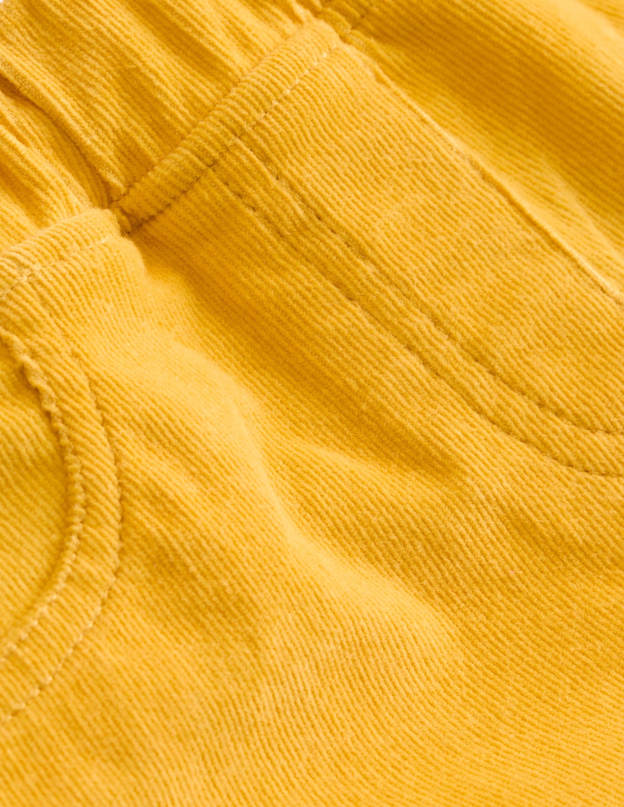 Legging en velours côtelé-Jaune canari - Image 3