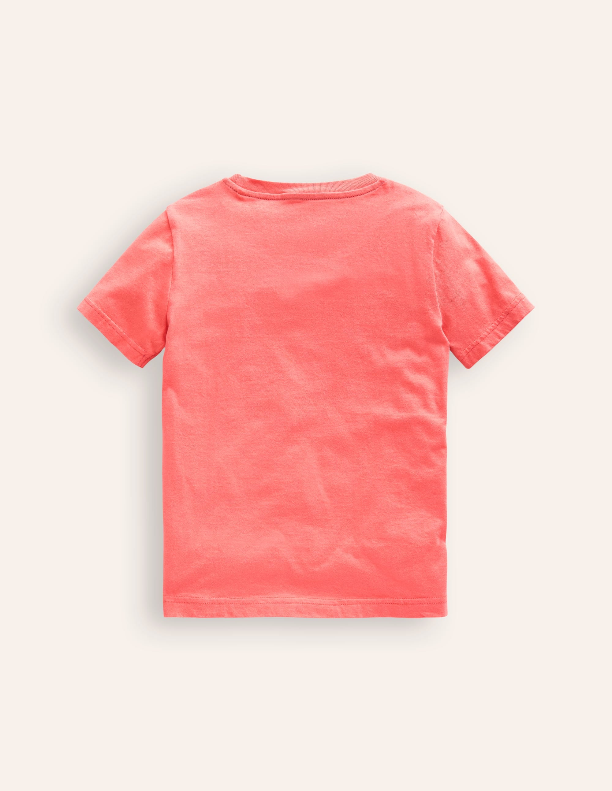 T-shirt à grands appliqués animaux-Toucans rose corail - Image 2