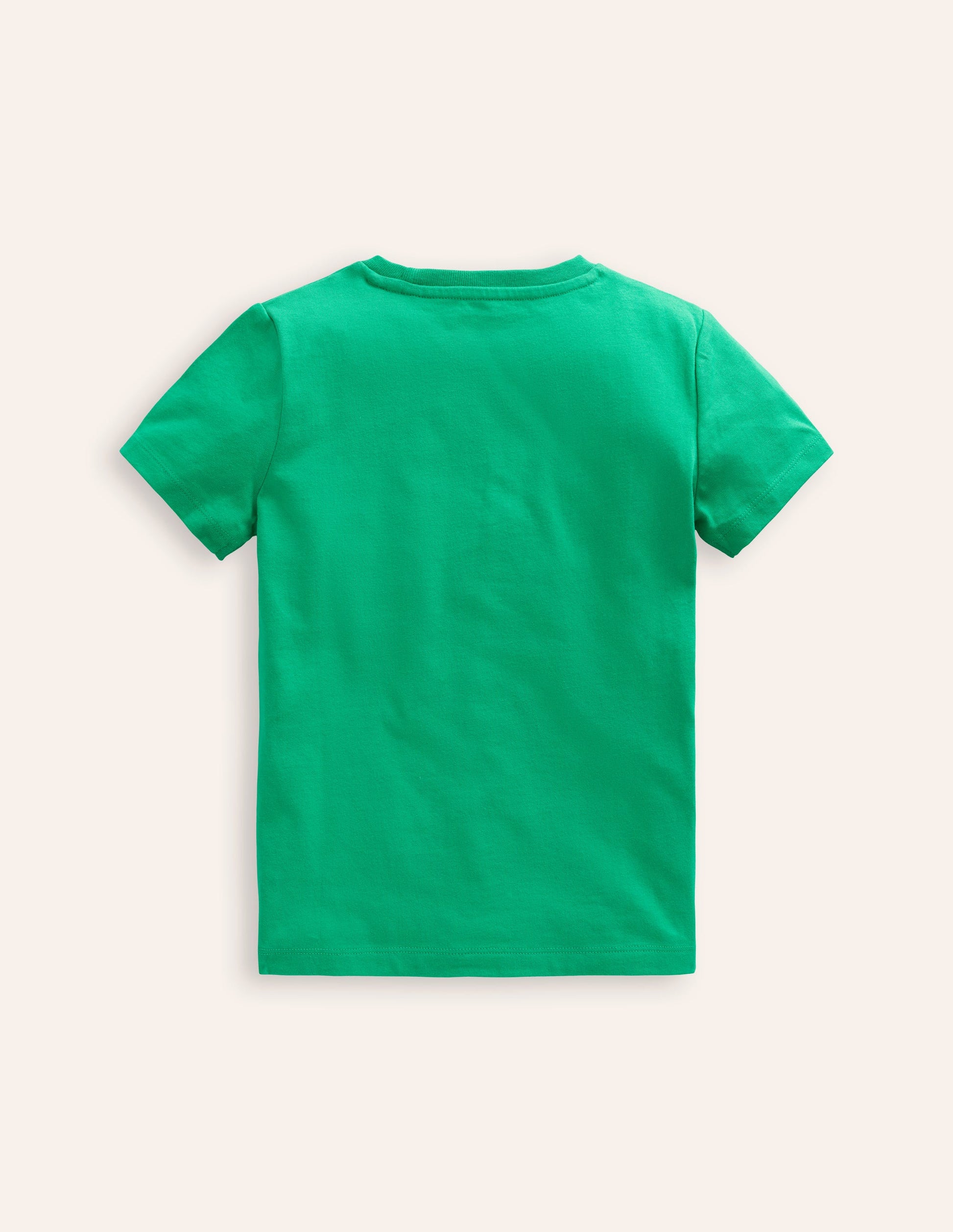 Kurzärmeliges Bouclé-T-Shirt-Opalgrün Ratten-2