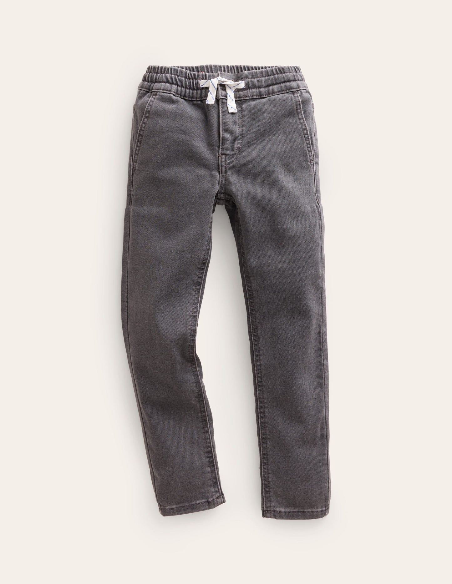 Jersey Skinny Jeans-Grey Denim