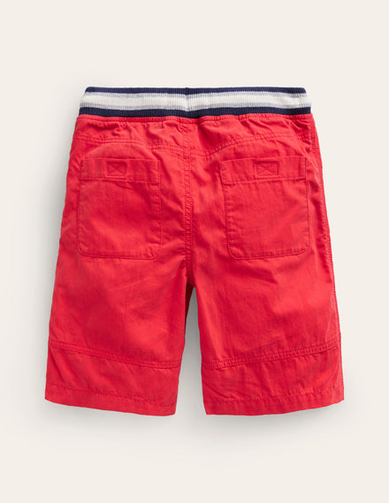 Abenteuer-Shorts-Mohnblumenrot