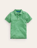 Polo en piqué-Vert épicéa
