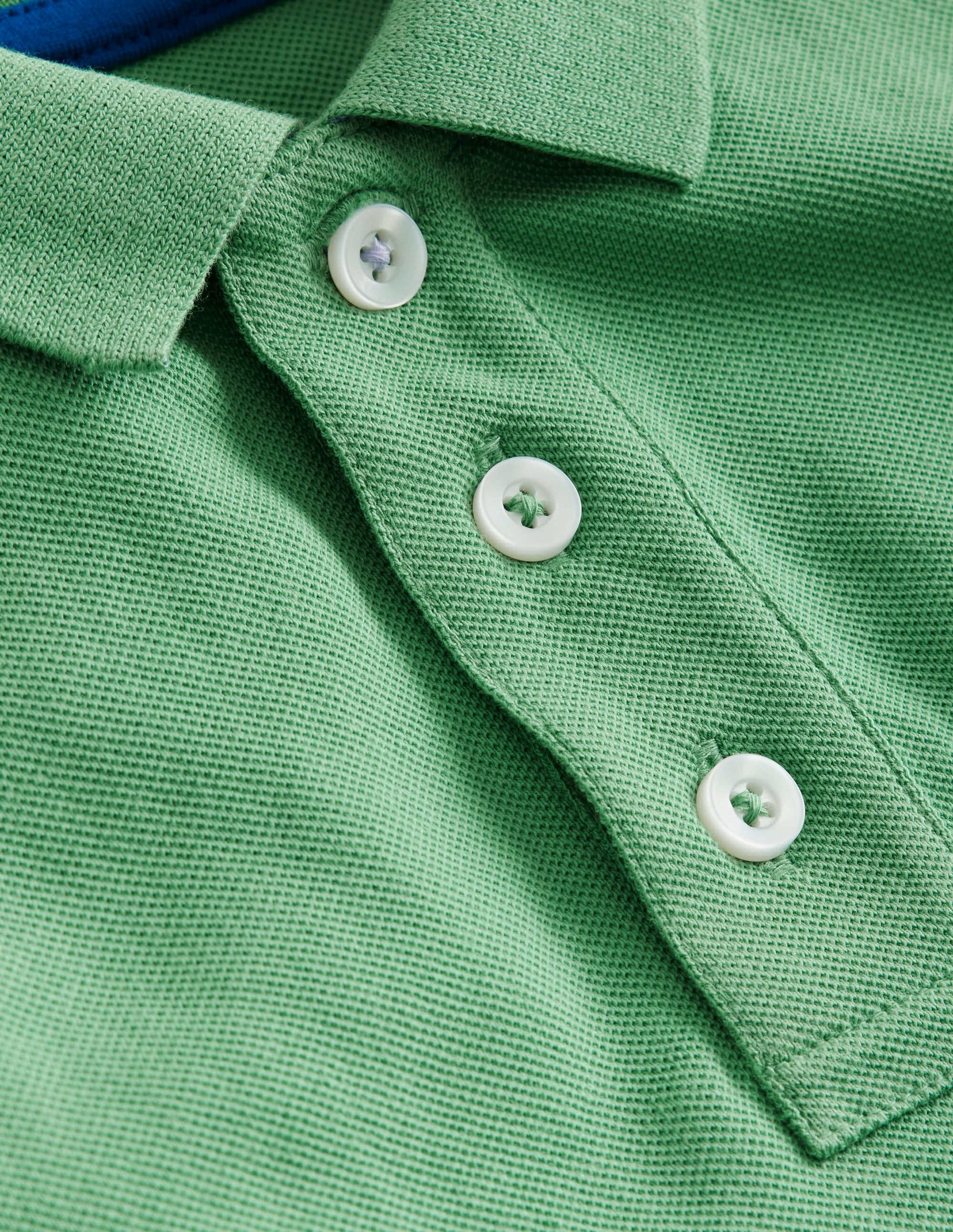 Polo en piqué-Vert épicéa - Image 3
