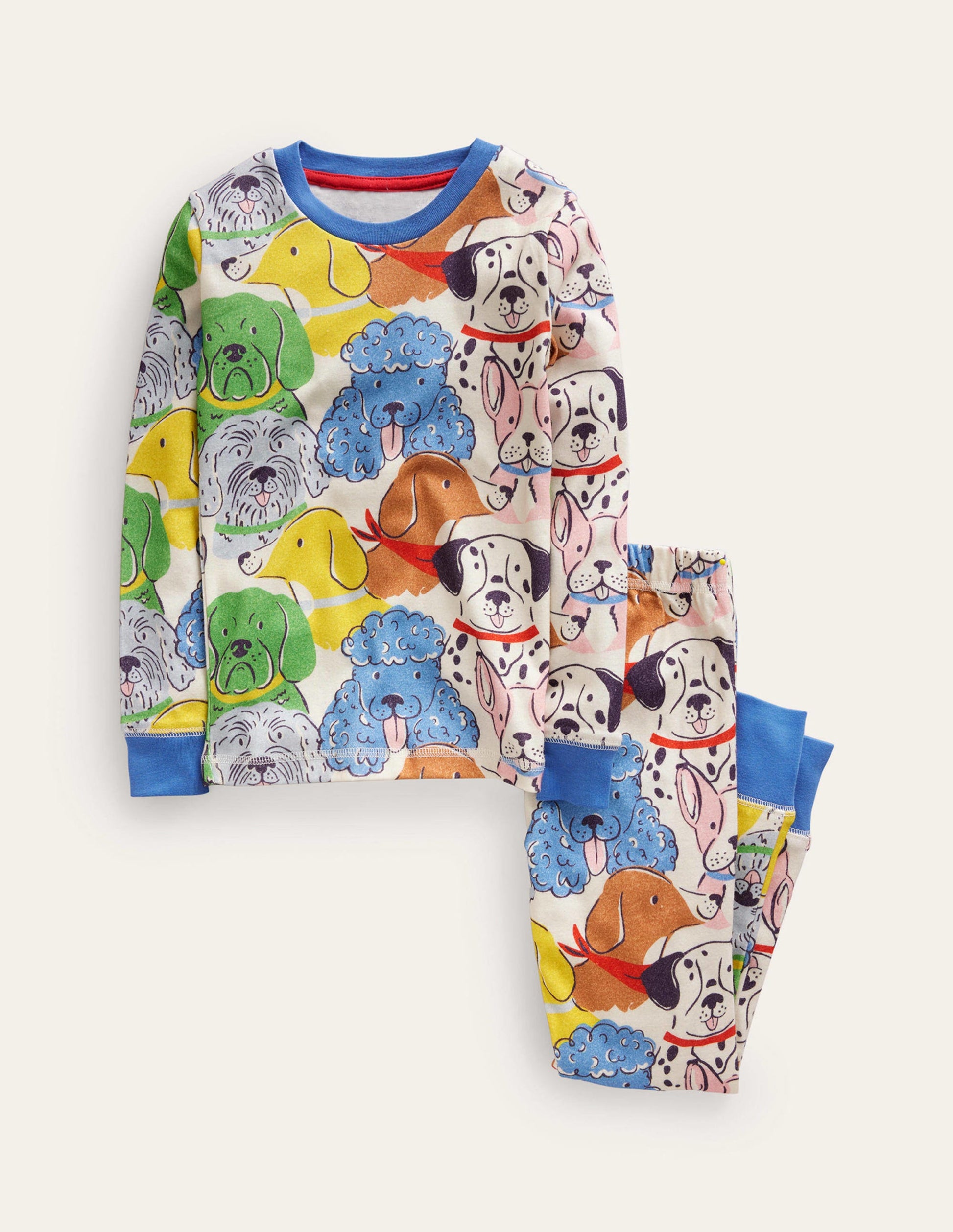 Pyjama long douillet-Bunte Hunde-1