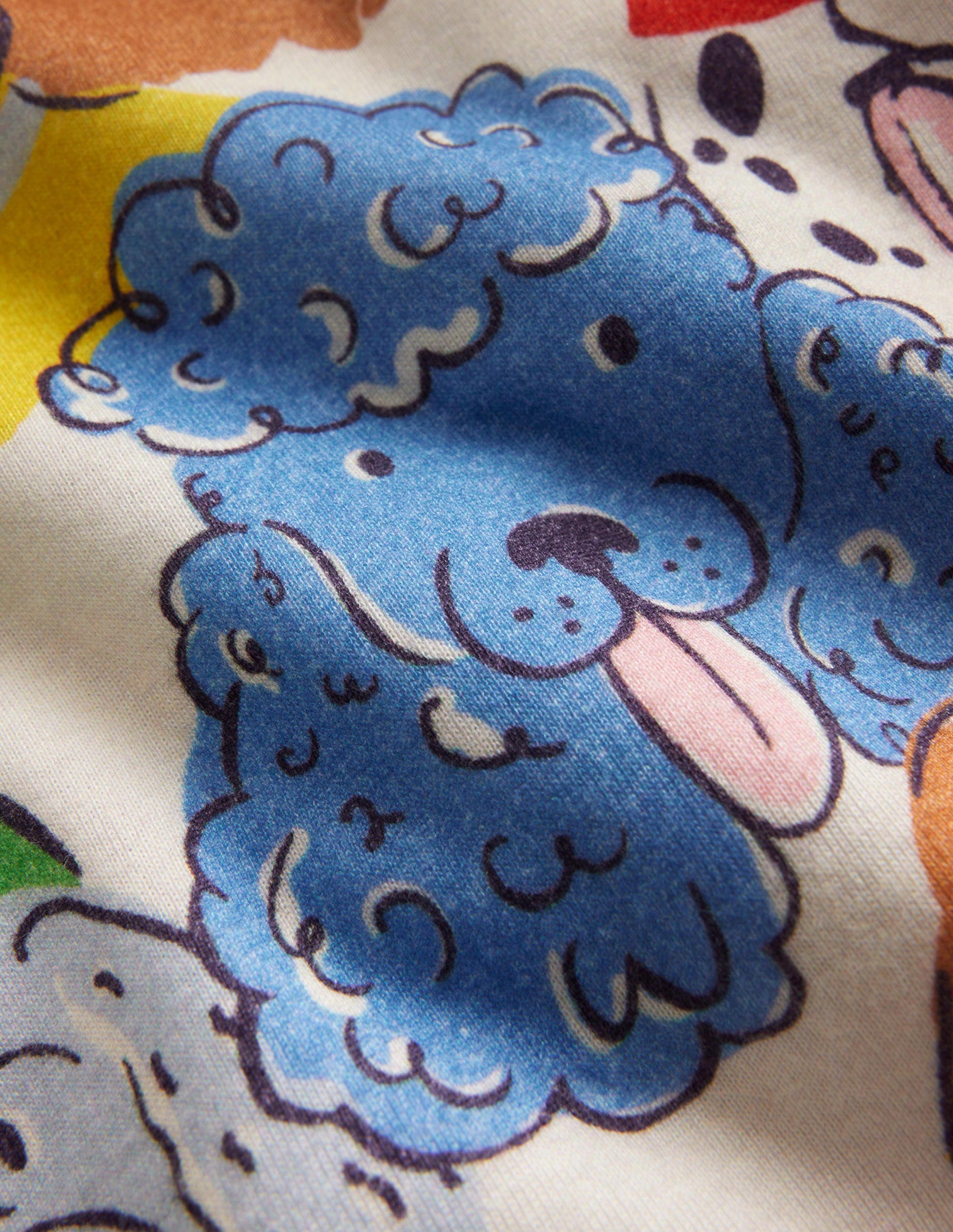Pyjama long douillet-Bunte Hunde-3