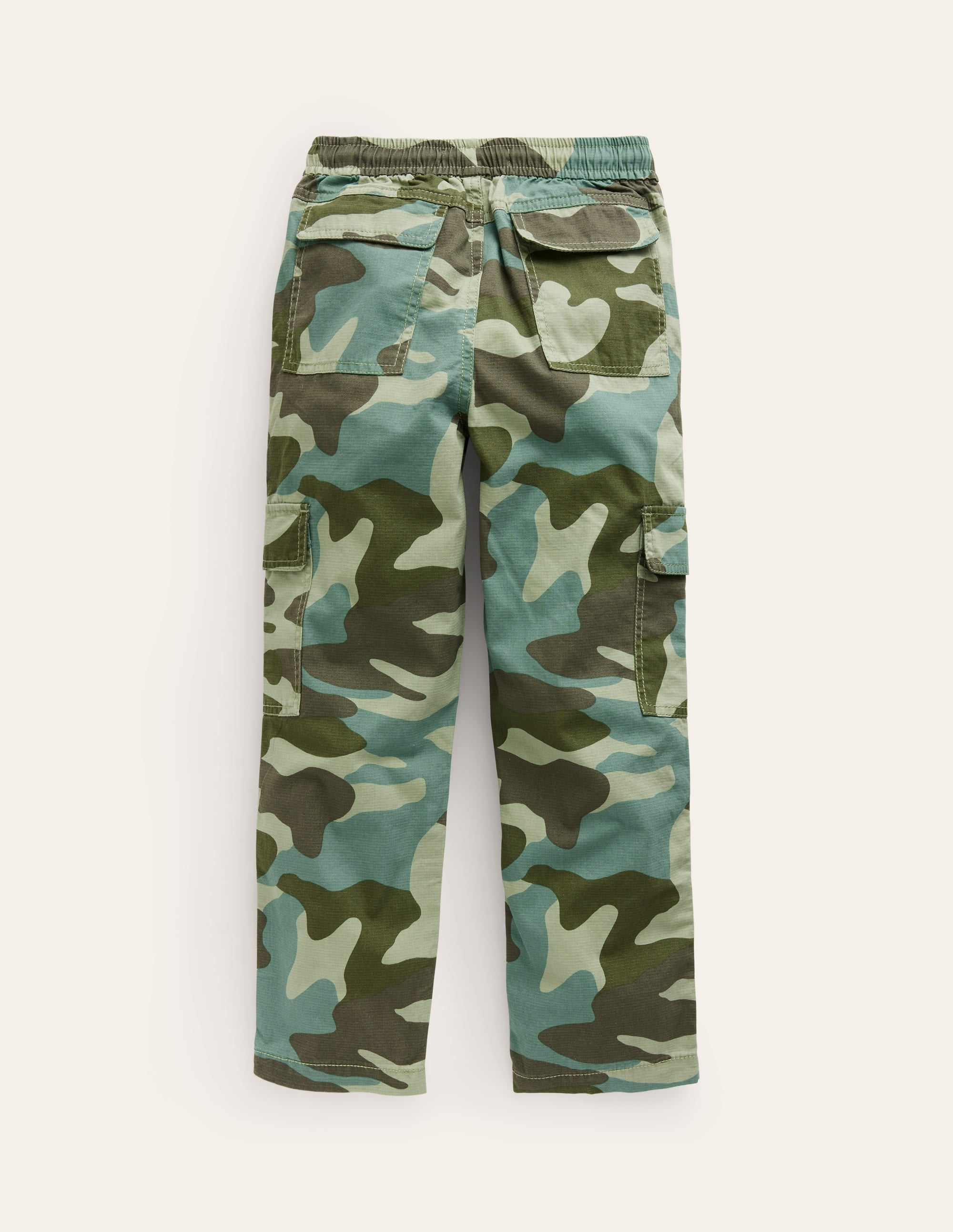 Cargo Pull-on Trousers-Rosemary Green Camo - Image 2