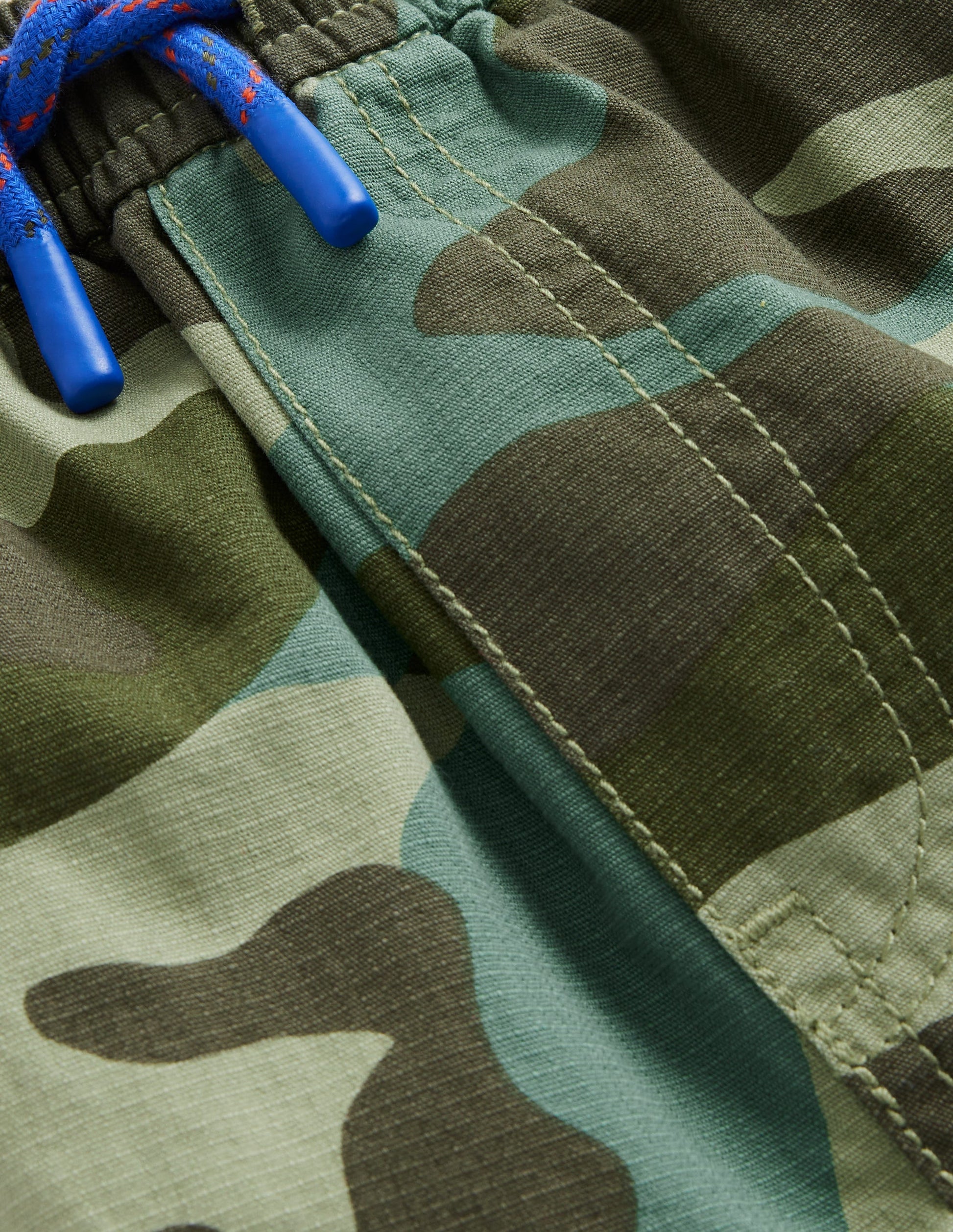 Cargo Pull-on Trousers-Rosemary Green Camo-3
