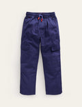 Cargo Pull-on Trousers-College Navy