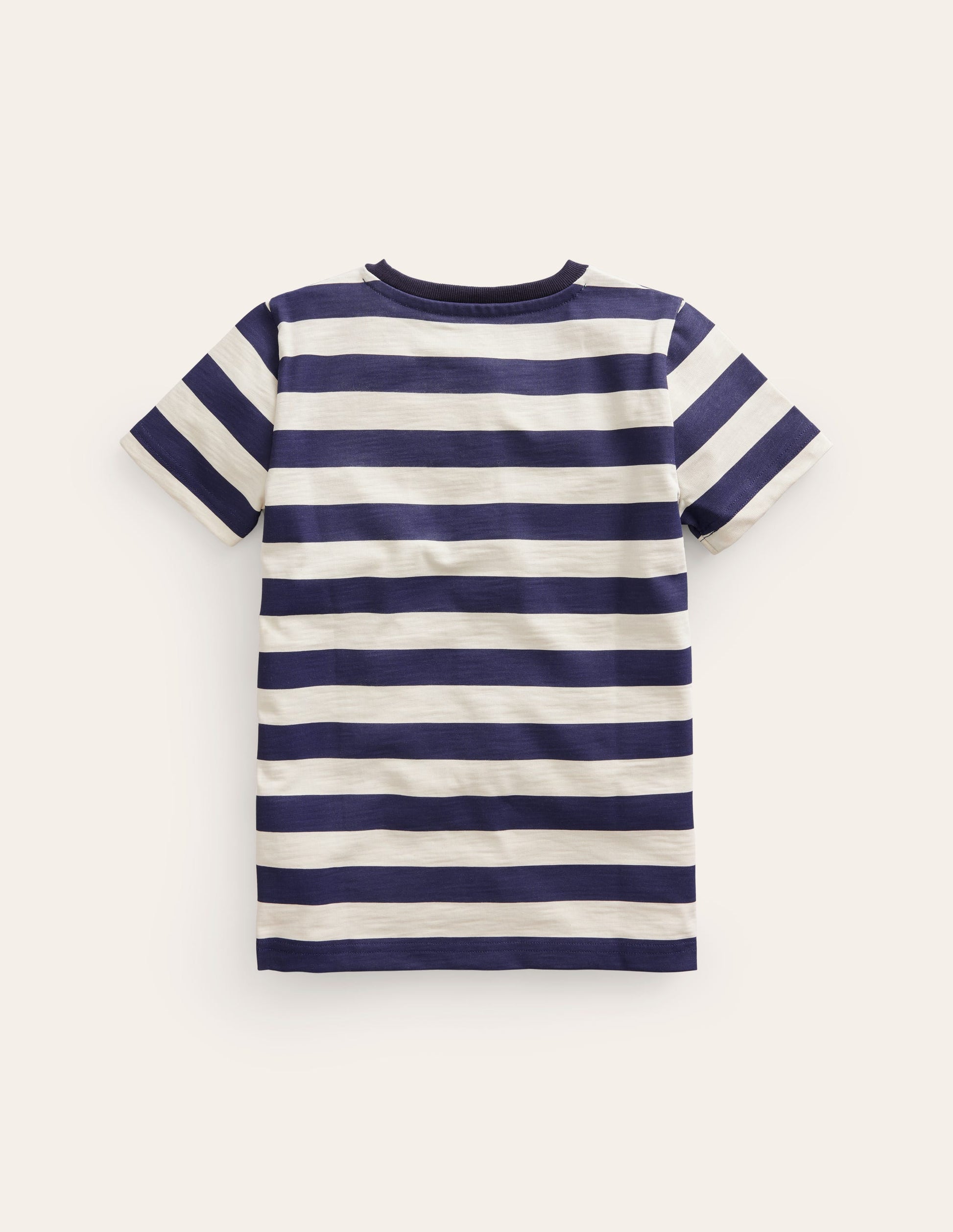 T-shirt avec photo-Train bleu marine universitaire/ivoire-2