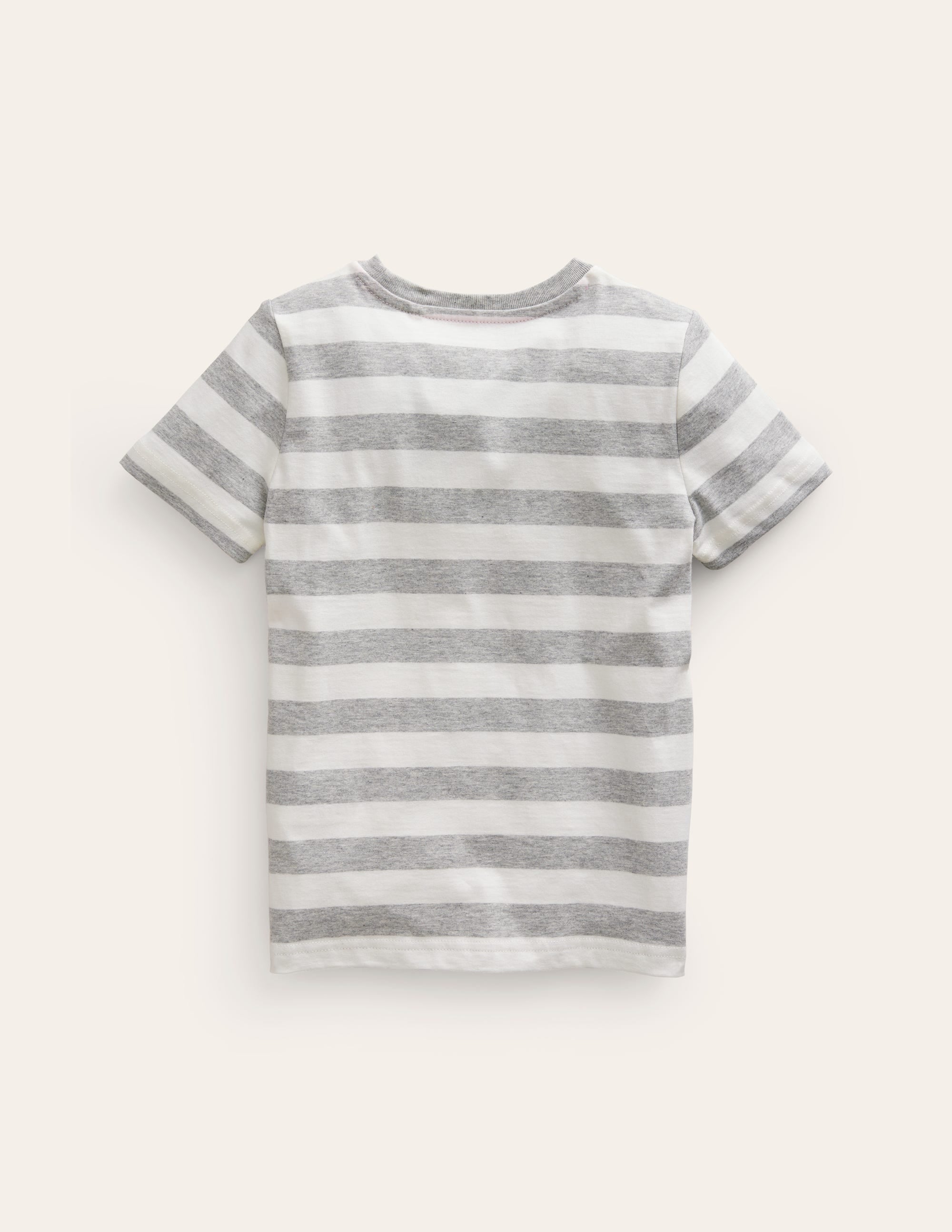 T-shirt avec photo-Fusée gris chiné/ivoire - Image 2