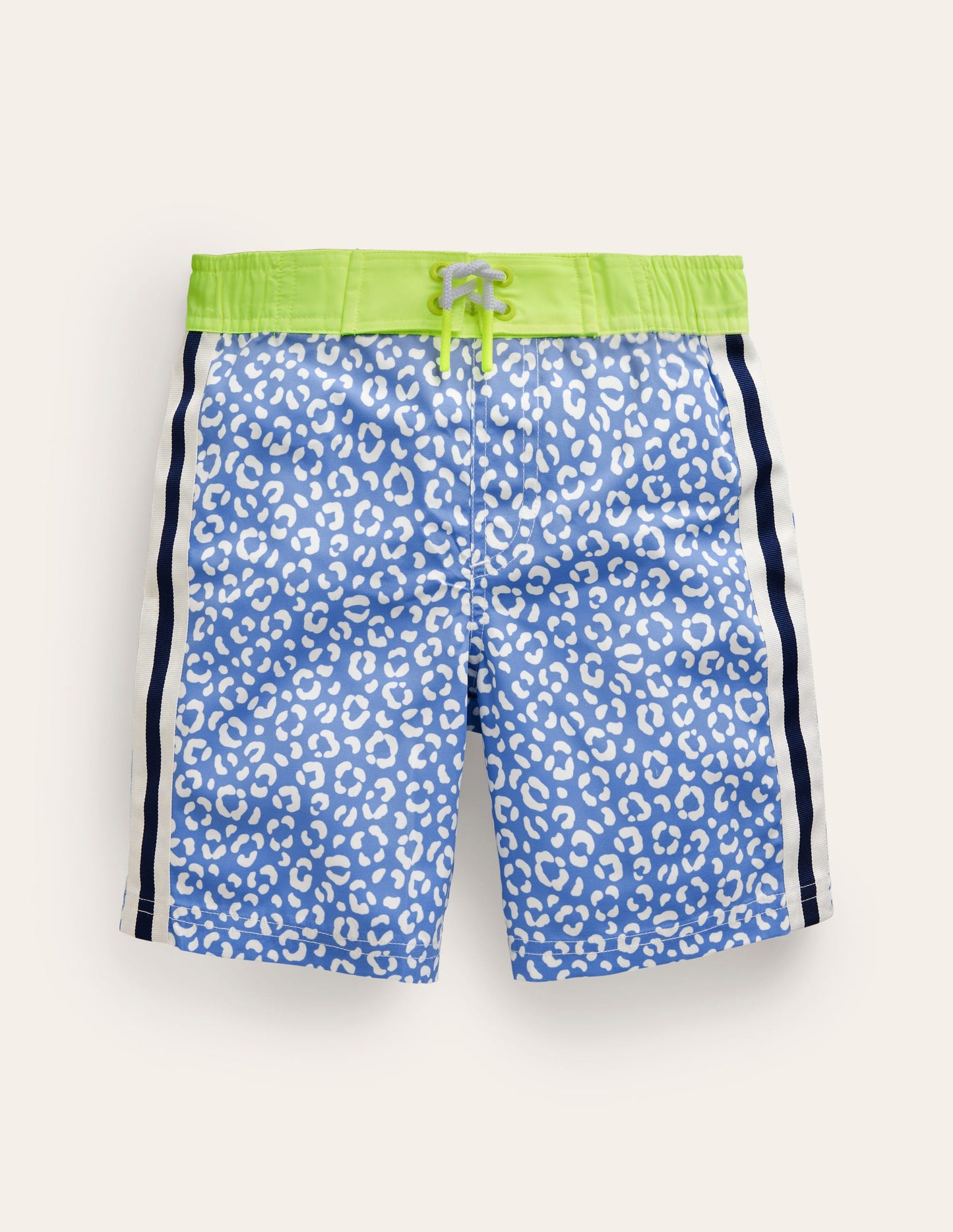 Board Shorts-Blau Leopard