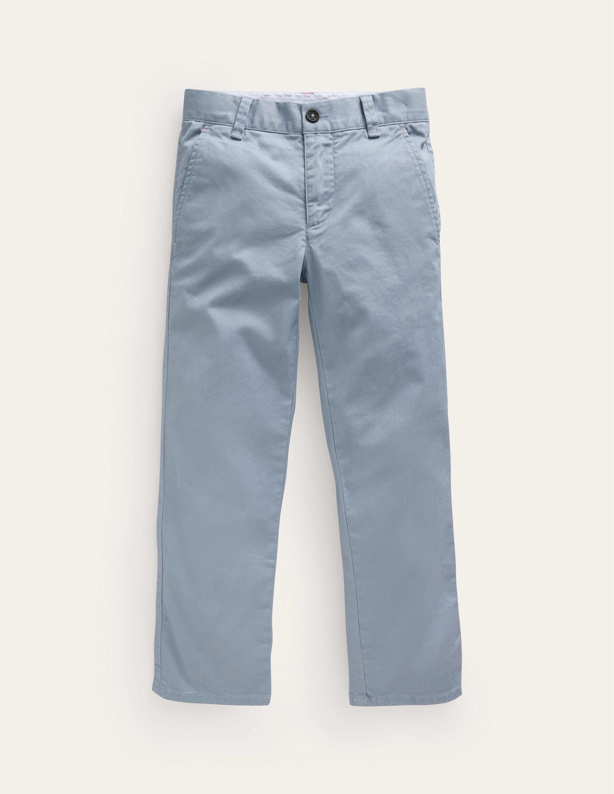 Pantalon chino classique-Bleu galet - Image 1