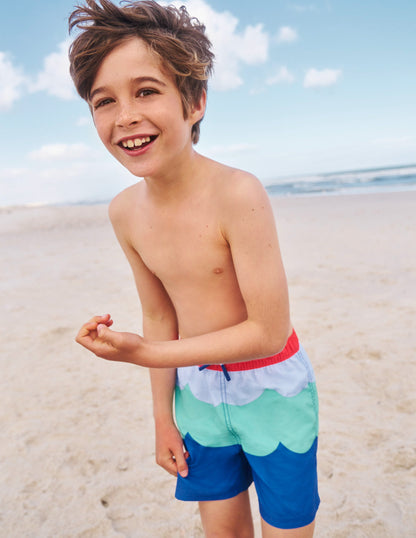Swim Shorts-Ice Cube Blue Wave-1