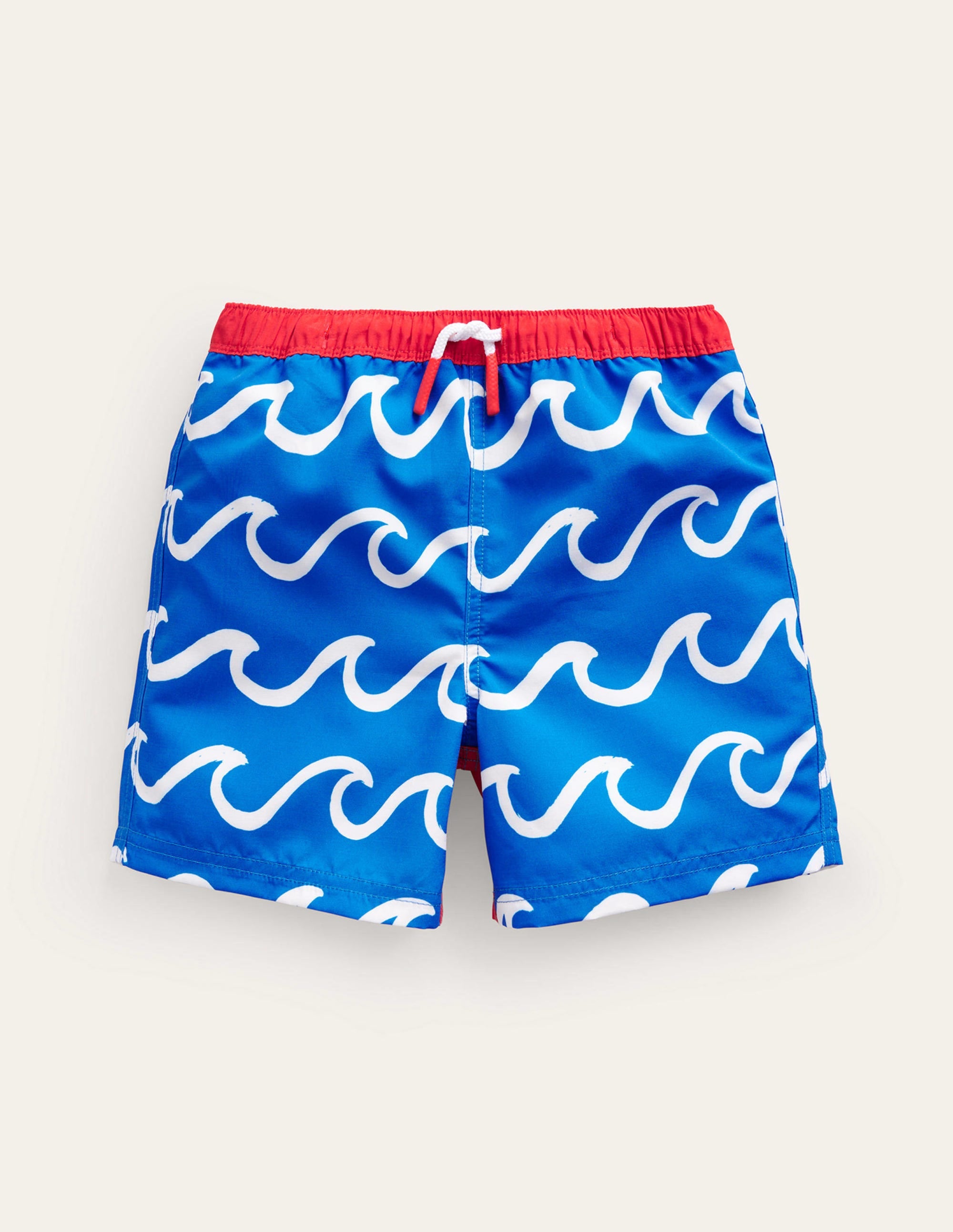 Short de bain-Griechisch-Blau Hai Welle - Image 1