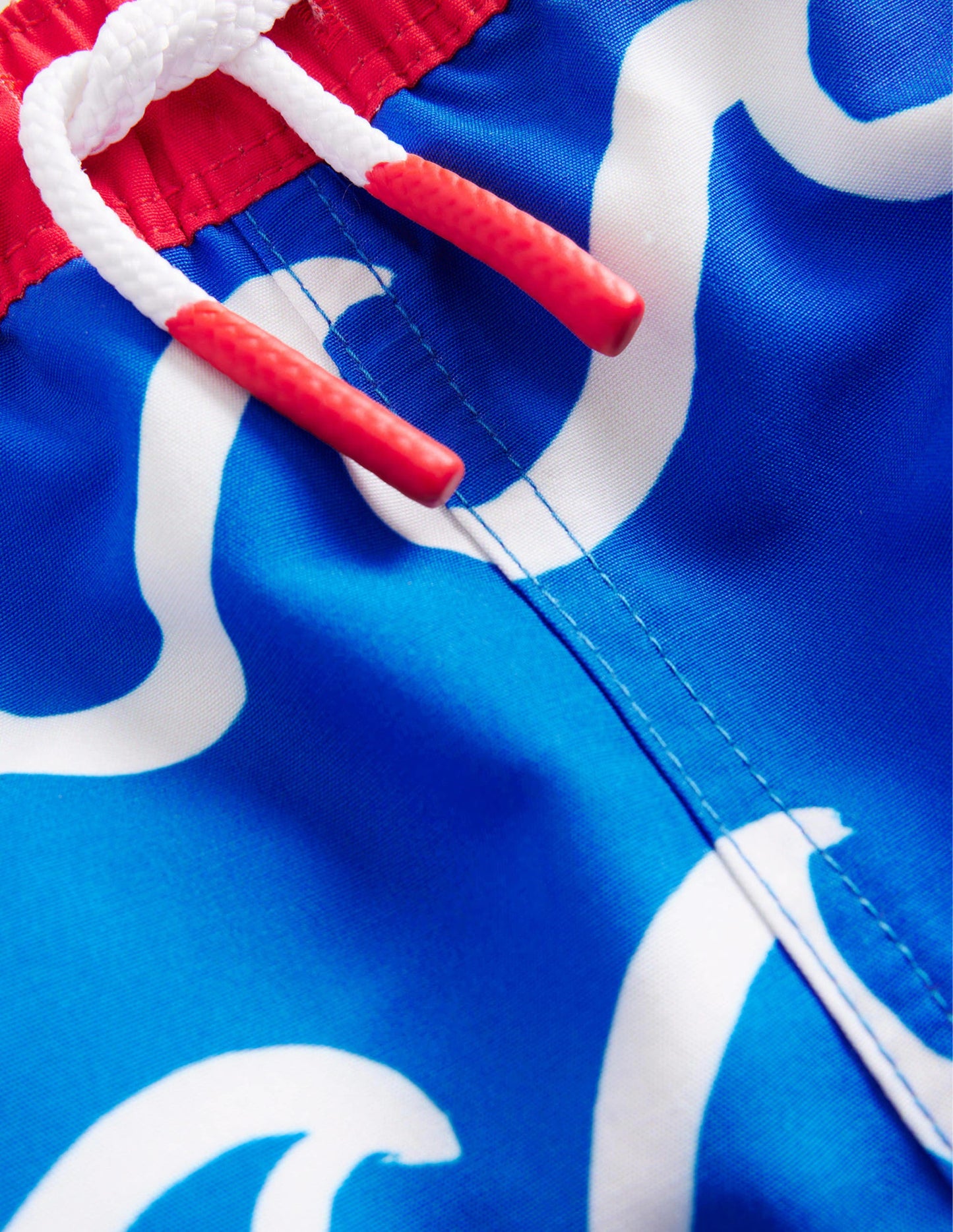Short de bain-Griechisch-Blau Hai Welle