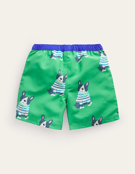 Badeshorts-Erbsengrün Hunde