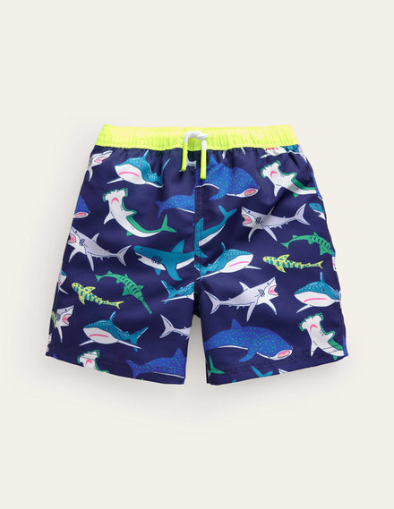 Badeshorts-Bunt Haie