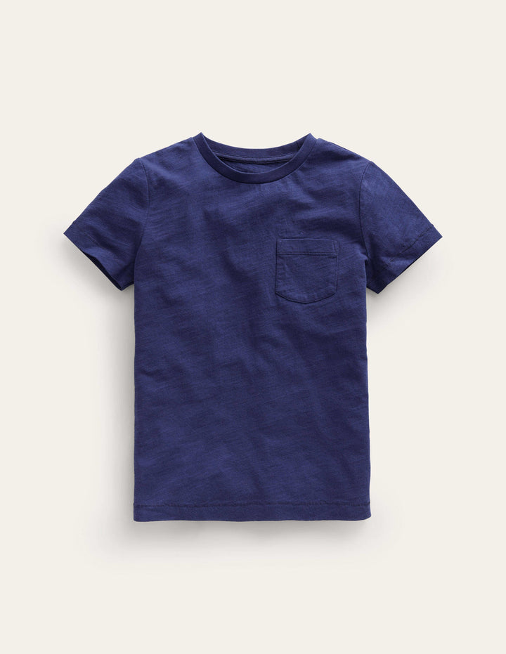 Vorgewaschenes Flammgarn-T-Shirt-Anemone