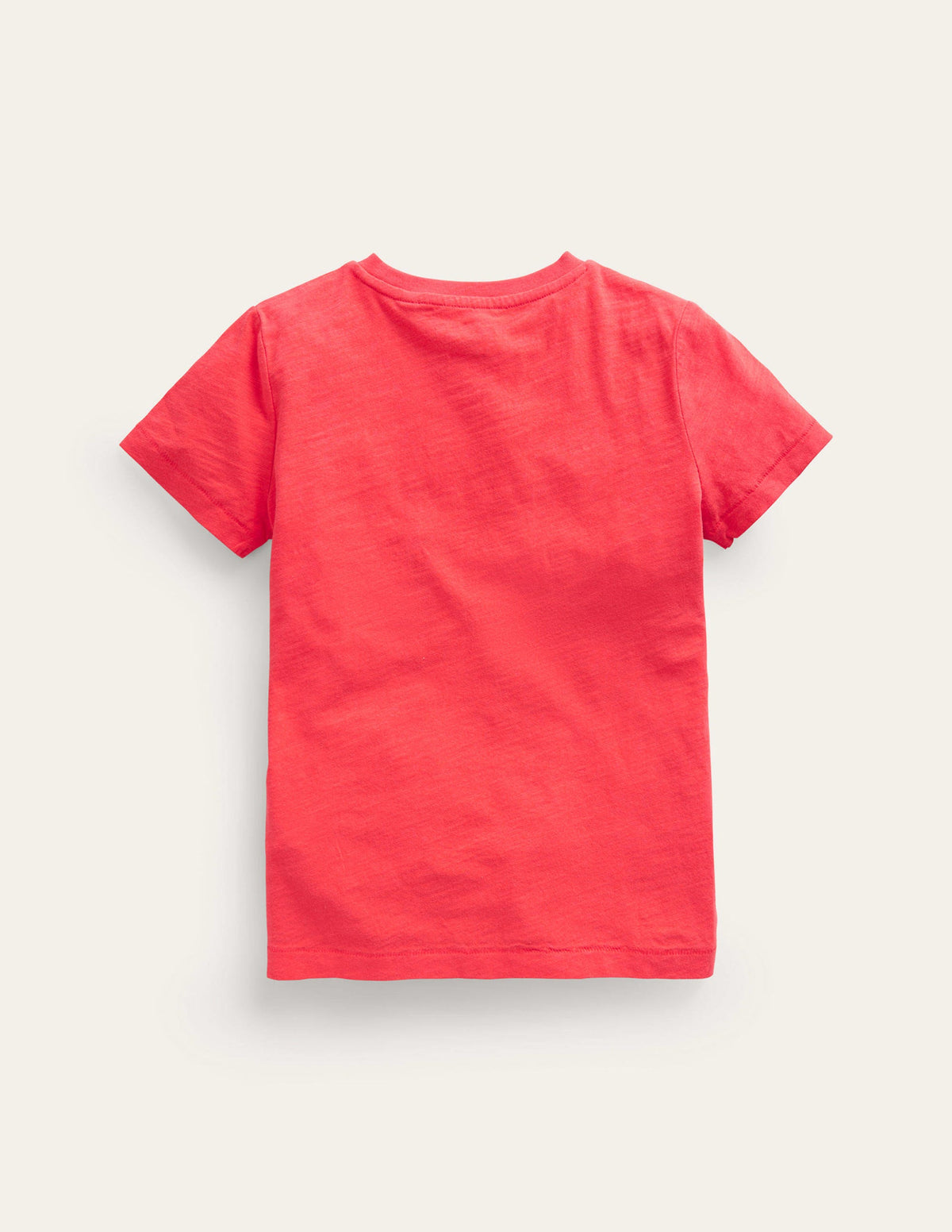 Vorgewaschenes Flammgarn-T-Shirt-Marmeladenrot - Image 2