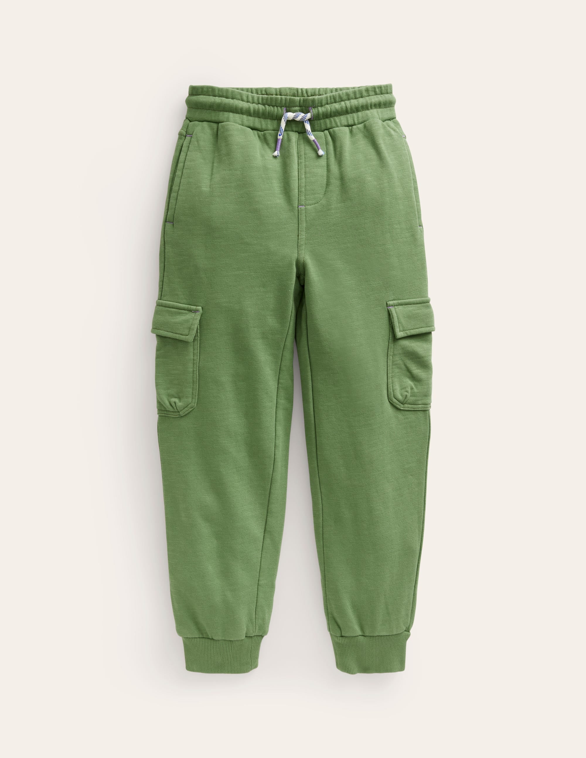 Bas de jogging cargo-Vert safari - Image 1