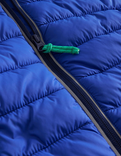 Doudoune repliable-Bleu héron/vert jade-4