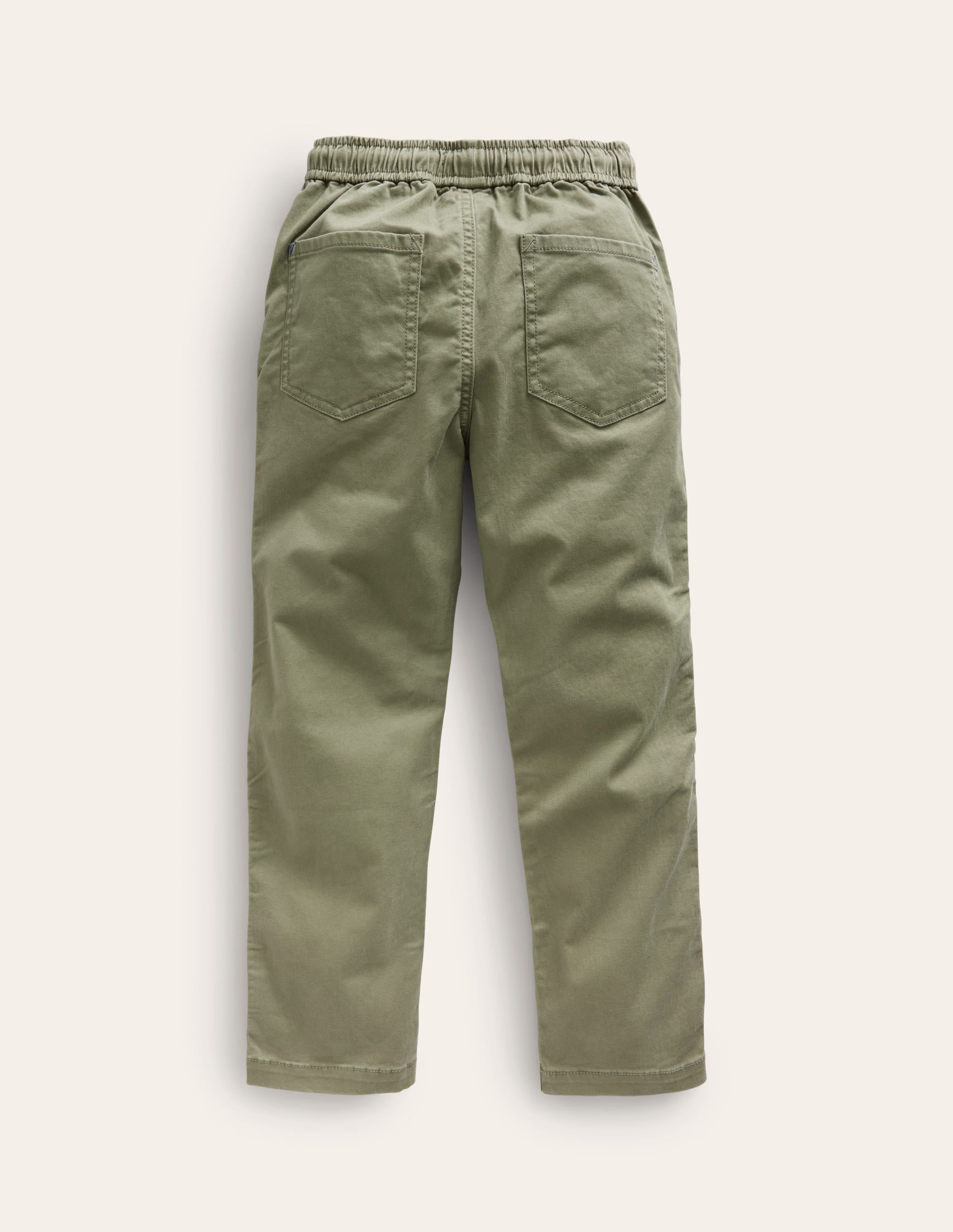 Pantalon slim à enfiler-Vert poterie - Image 2