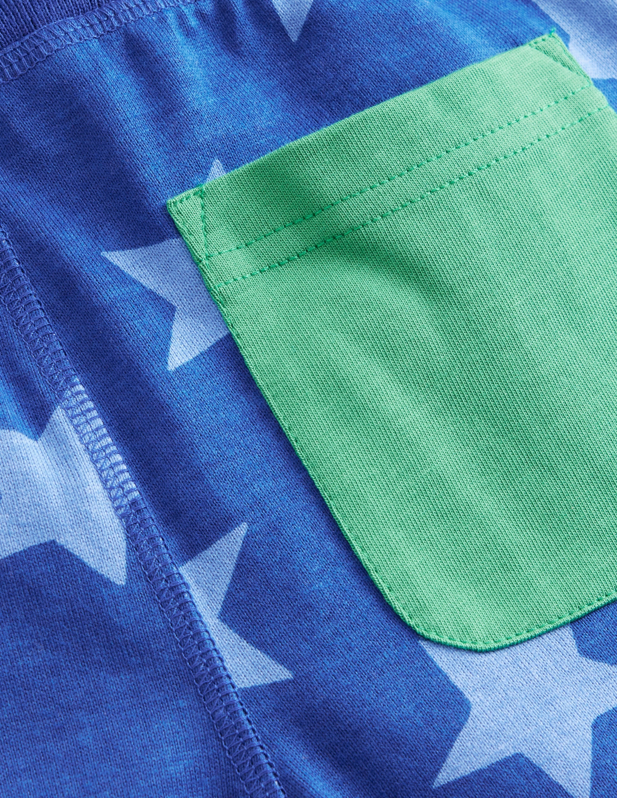Baggyshorts aus Jersey-Saphirblau Stern - Image 3