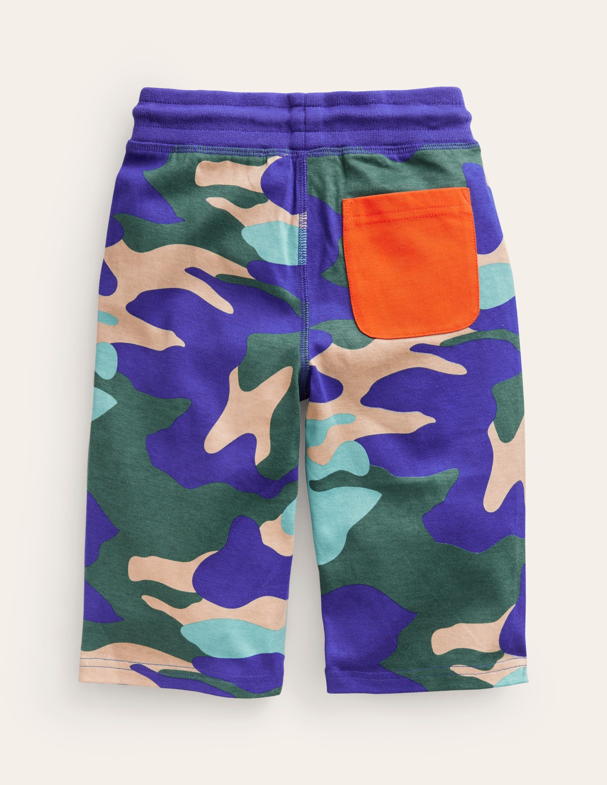 Short baggy en jersey-Camouflage bleu - Image 2