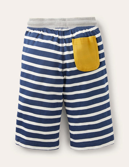 Jersey Baggies-College Navy and Ivory-2
