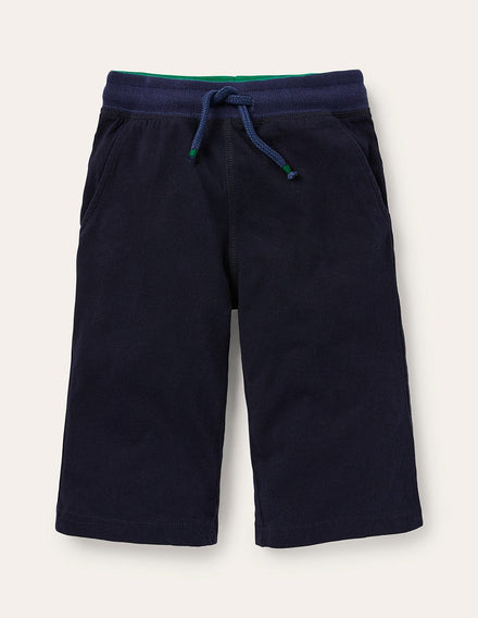 Baggyshorts aus Jersey-Anemone